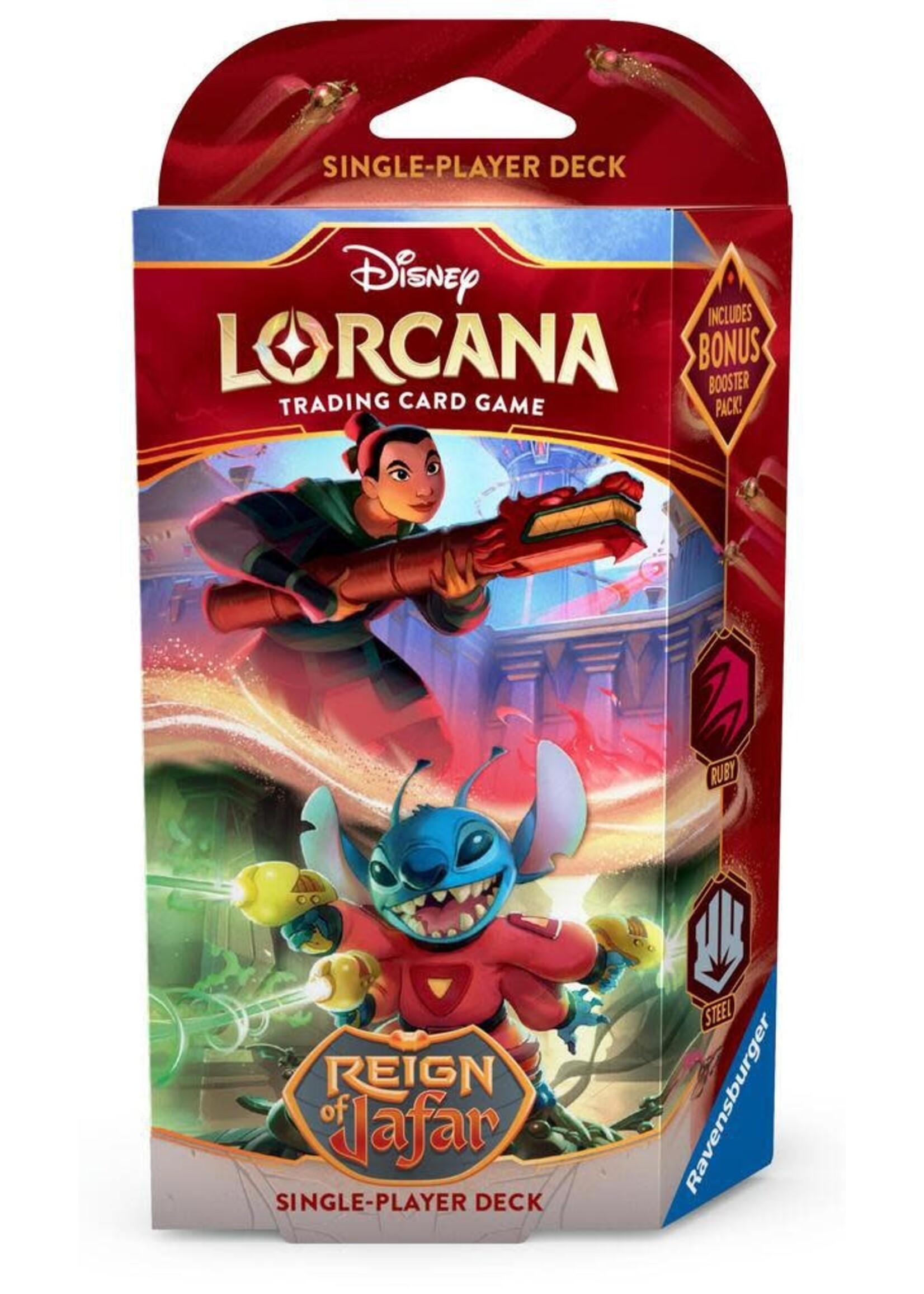 Disney Lorcana Disney Lorcana: Reign of Jafar - Starter Deck - Ruby & Steel