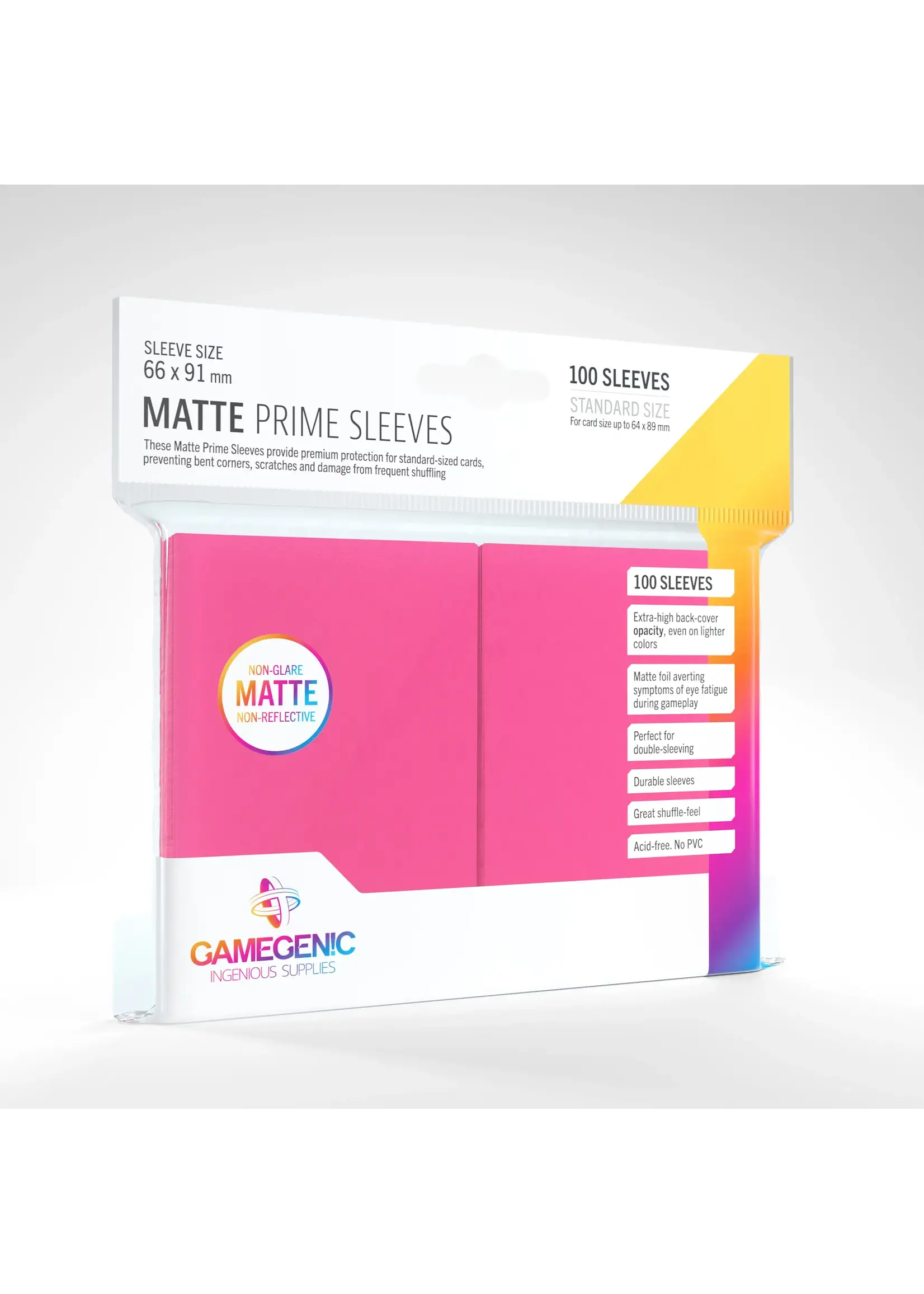 Gamegenic Copy of Gamegenic: Matte Prime Sleeves: Lime (100) (ML)