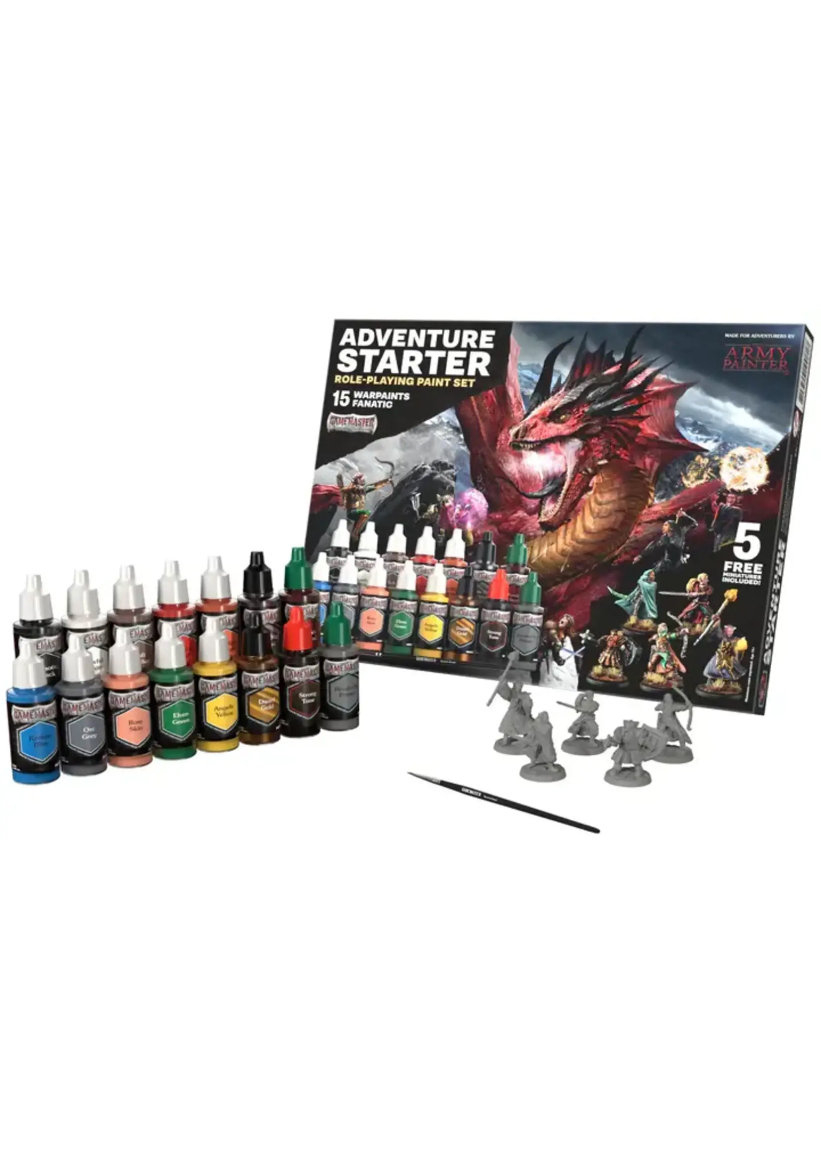 The Army Painter The Army Painter - Warpaints Fanatic: Adventure Starter Role-Playing Paint Set