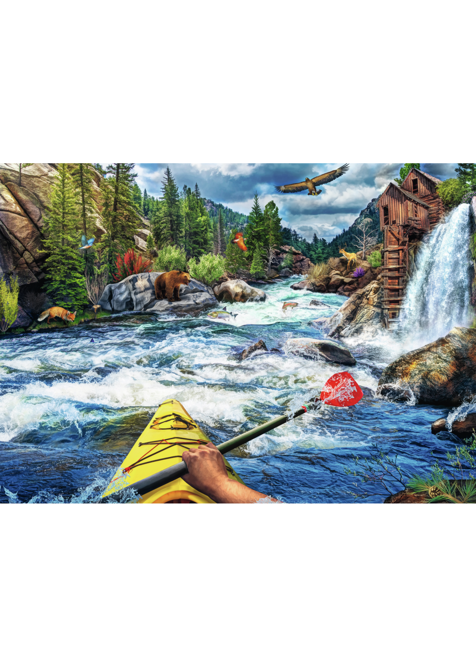 Ravensburger Whitewater Kayaking 1000 pc Puzzle