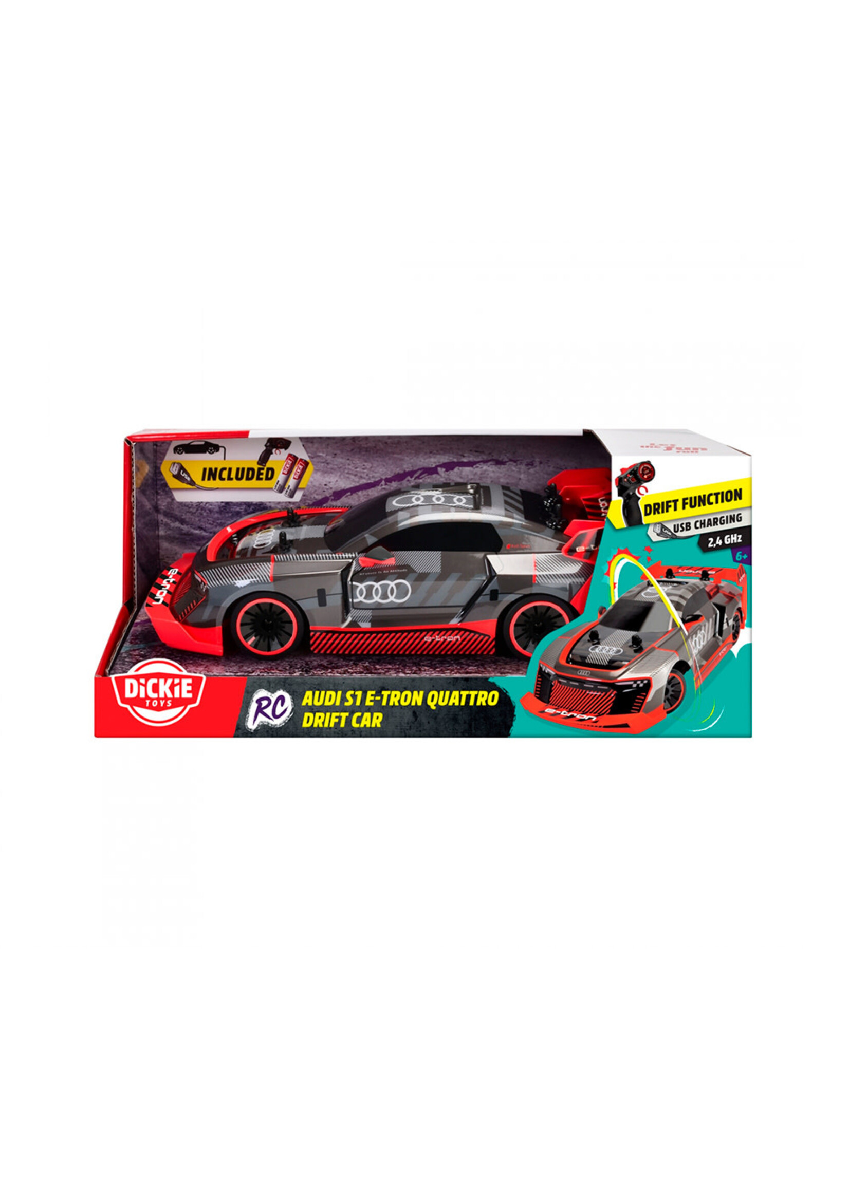 Dickie Toys Dickie - RC Audi S1 E-Tron Quattro Drift Car