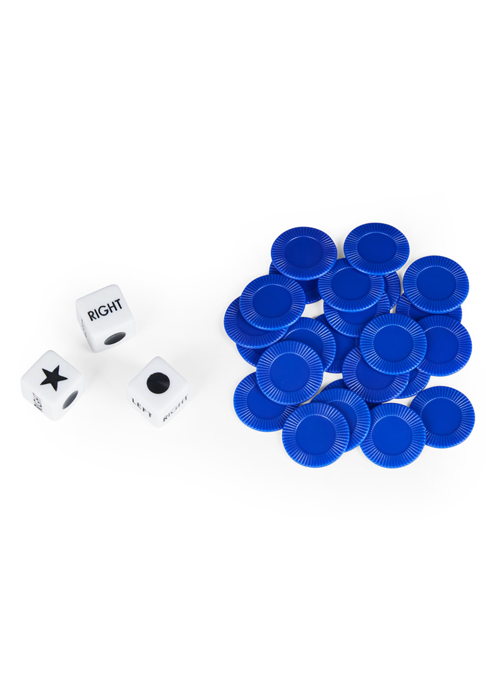 Spin Master Game Jeu Left Center Right - Boîte en métal