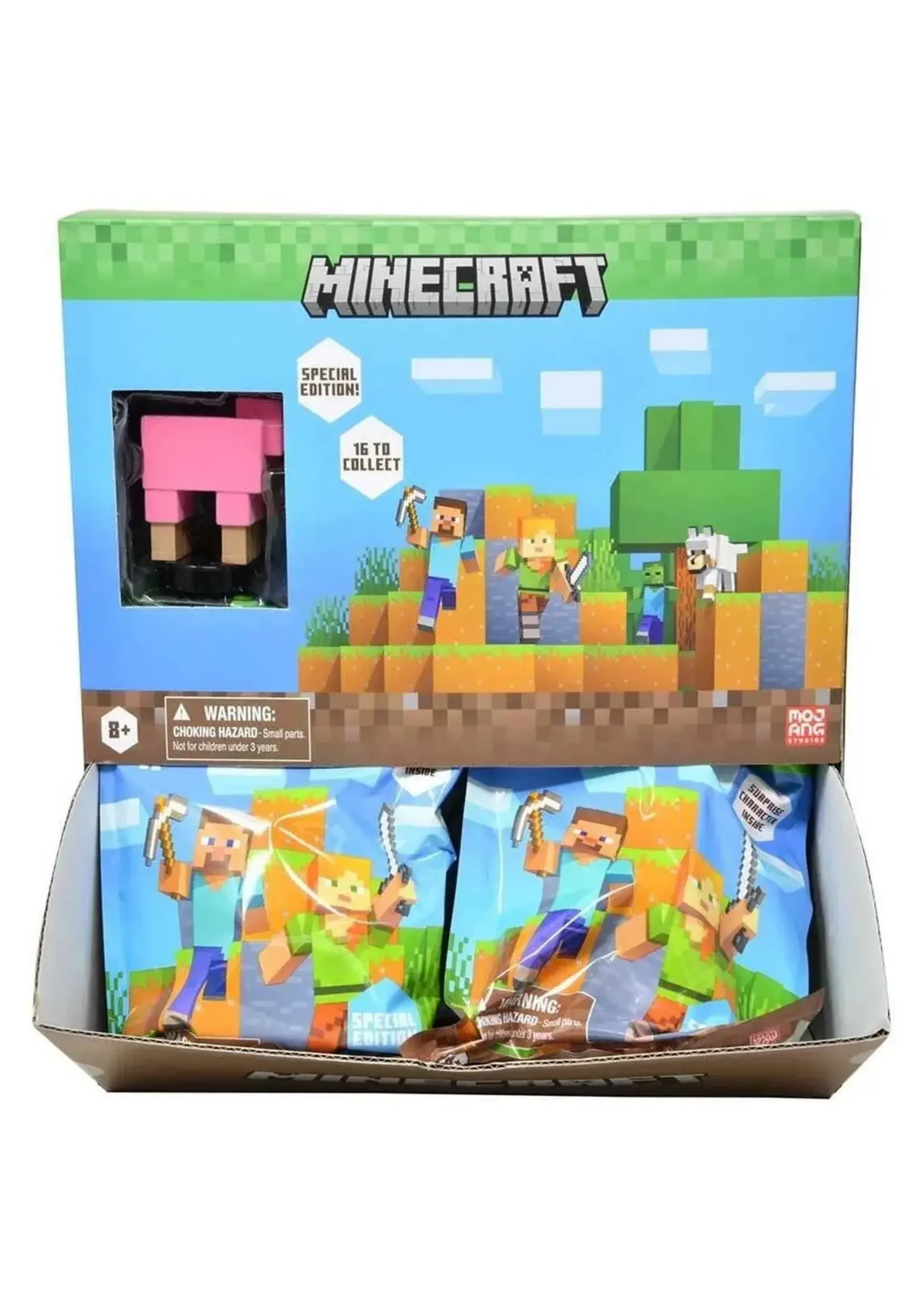 Mojang Studios Minecraft Blind Bag: Flocked Figure Stampers