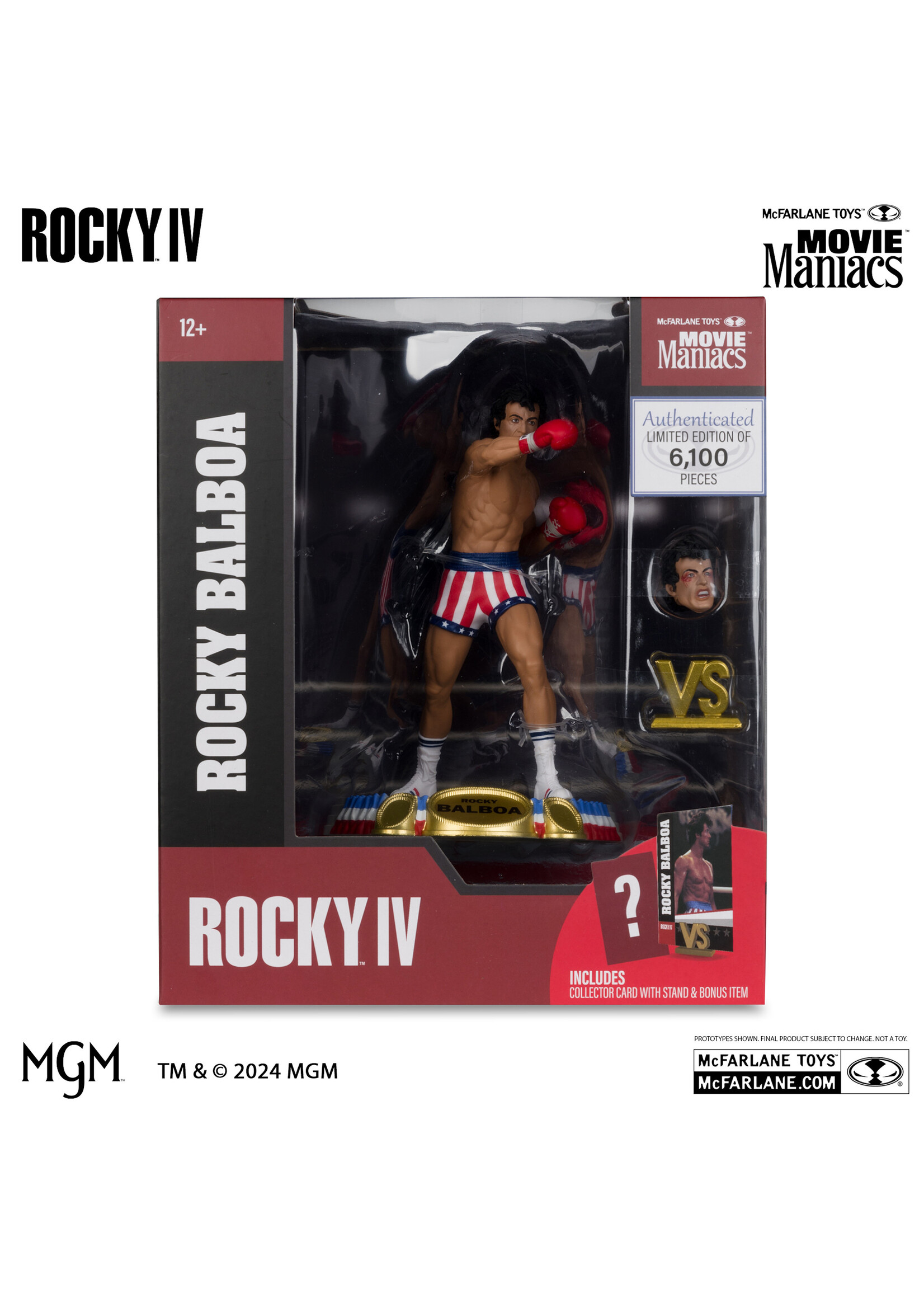McFarlane toys McFarlane Movie Maniacs - Rocky IV - Rocky Balboa