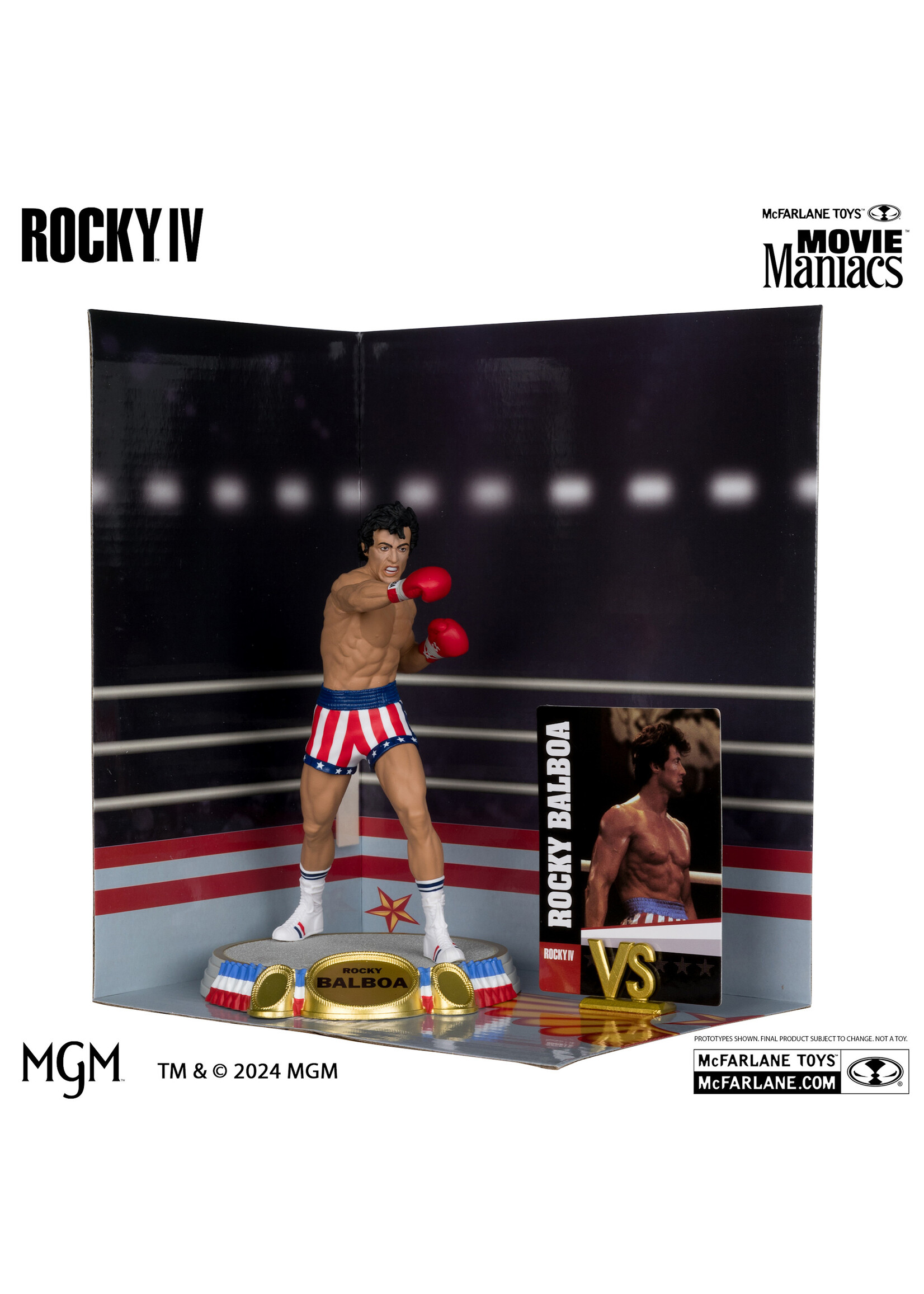 McFarlane toys McFarlane Movie Maniacs - Rocky IV - Rocky Balboa