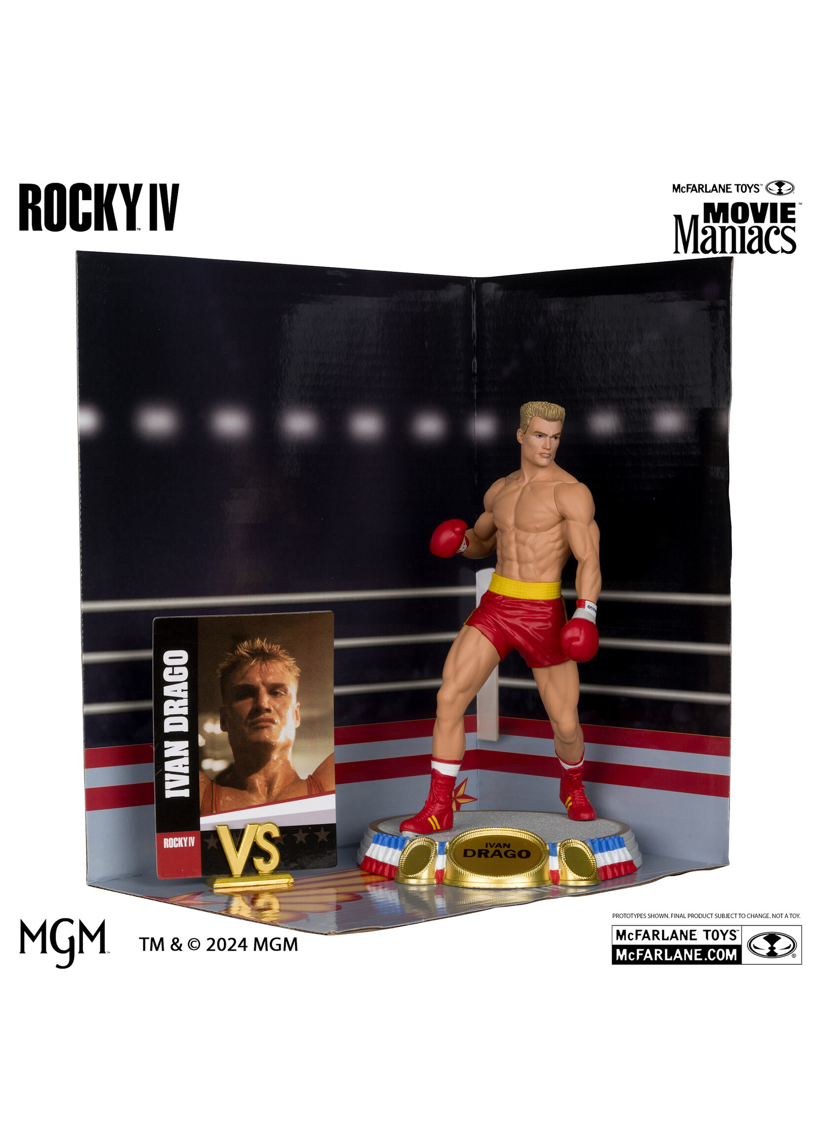 McFarlane toys Copy of McFarlane Movie Maniacs - Rocky IV - Rocky Balboa