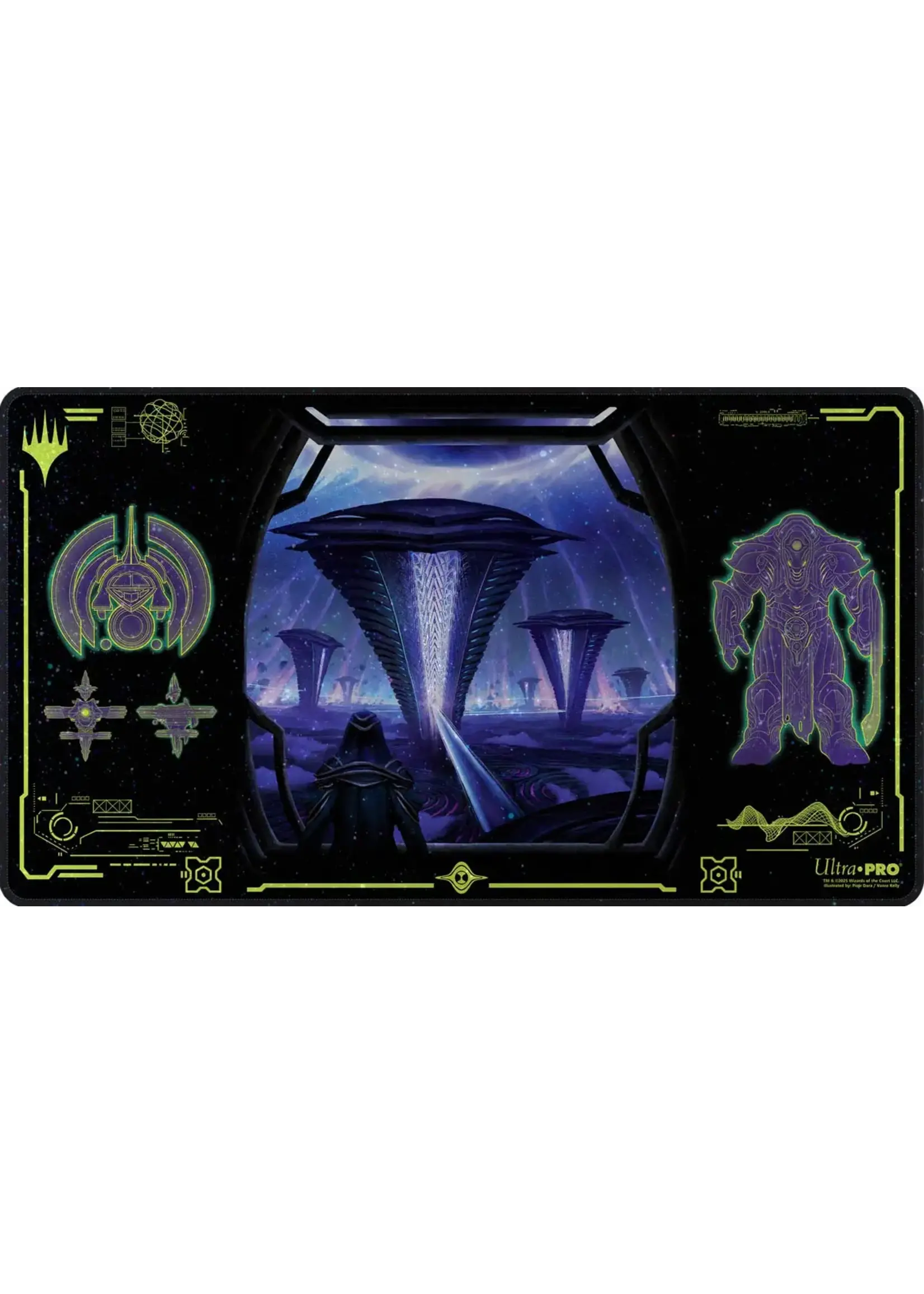 ULTRAPRO Copy of Playmat Holofoil - MTG Edge of Eternities Blue