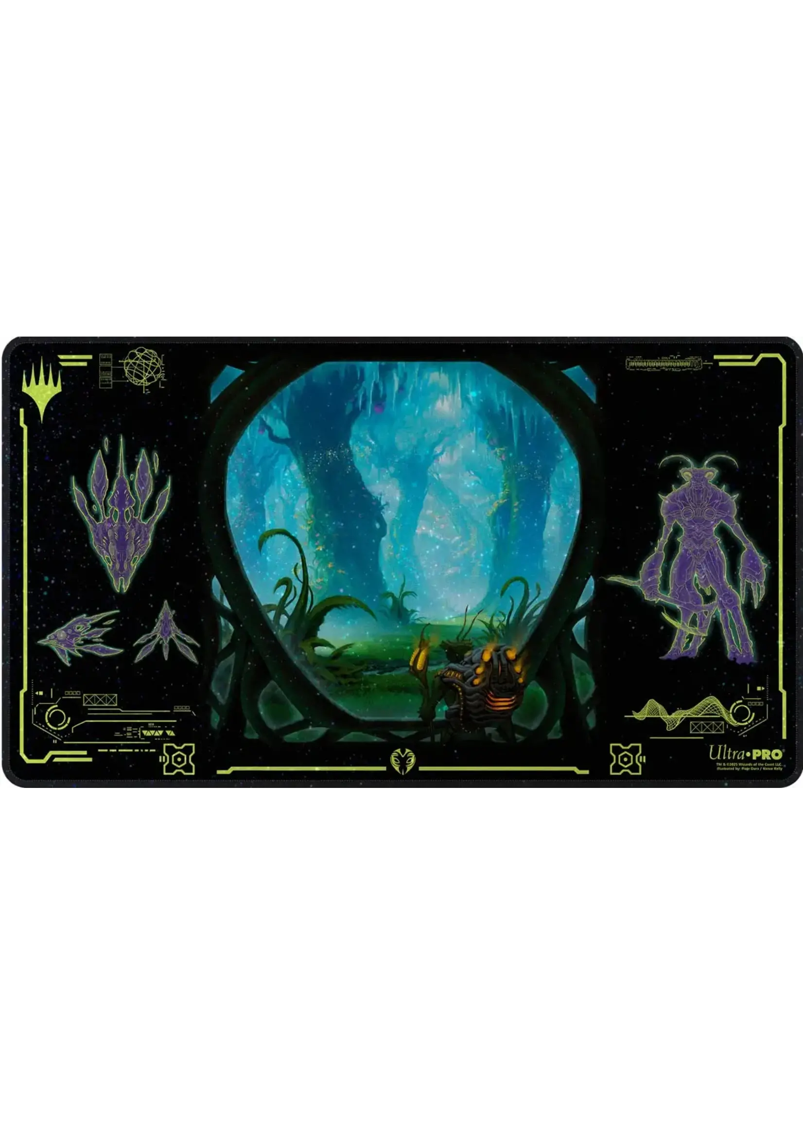 ULTRAPRO Copy of Playmat Holofoil - MTG Edge of Eternities Red