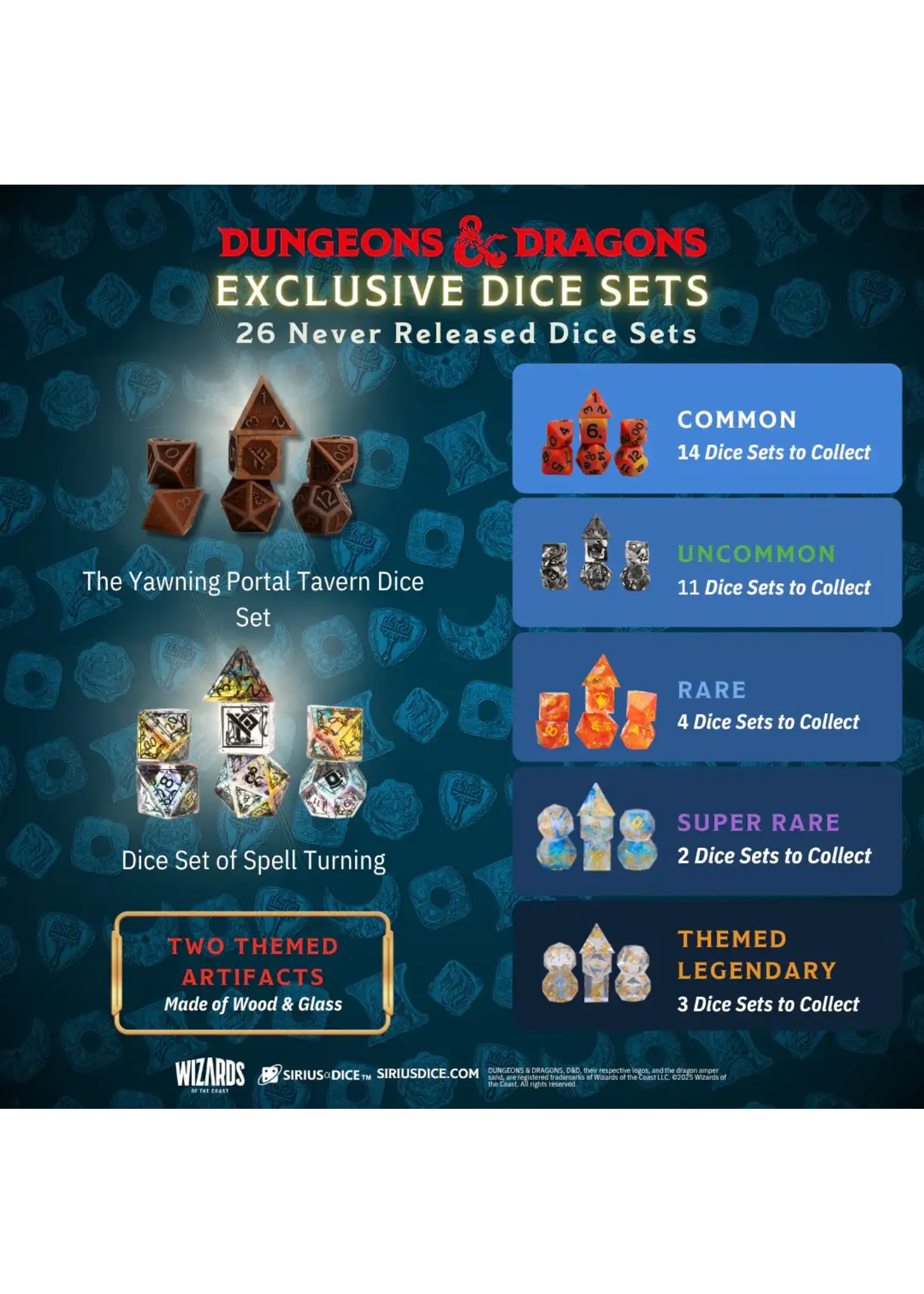 Sirius Dice Dungeons & Dragons: The Yawning Portal Treasure Blind Pack