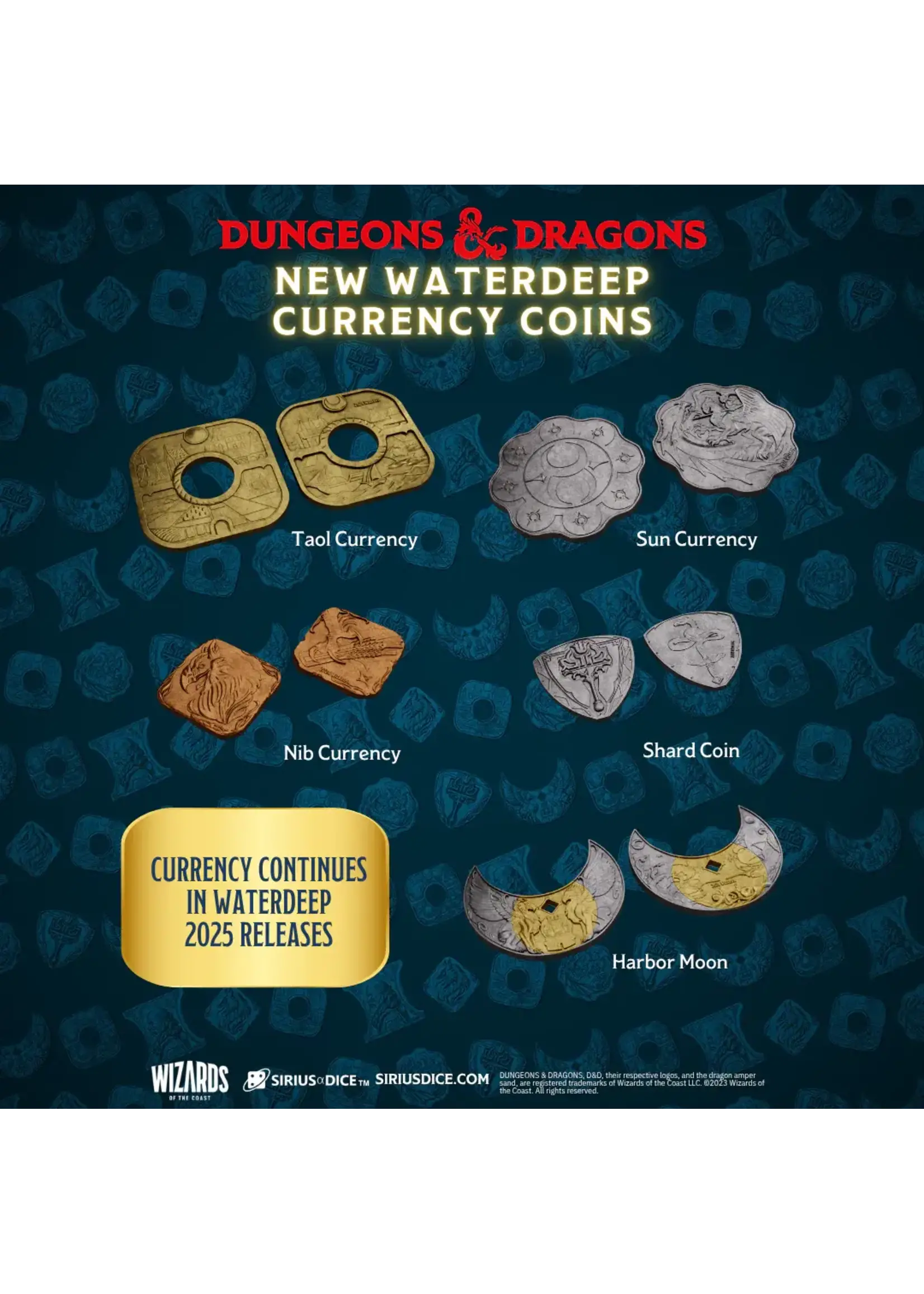 Sirius Dice Dungeons & Dragons: The Yawning Portal Treasure Blind Pack