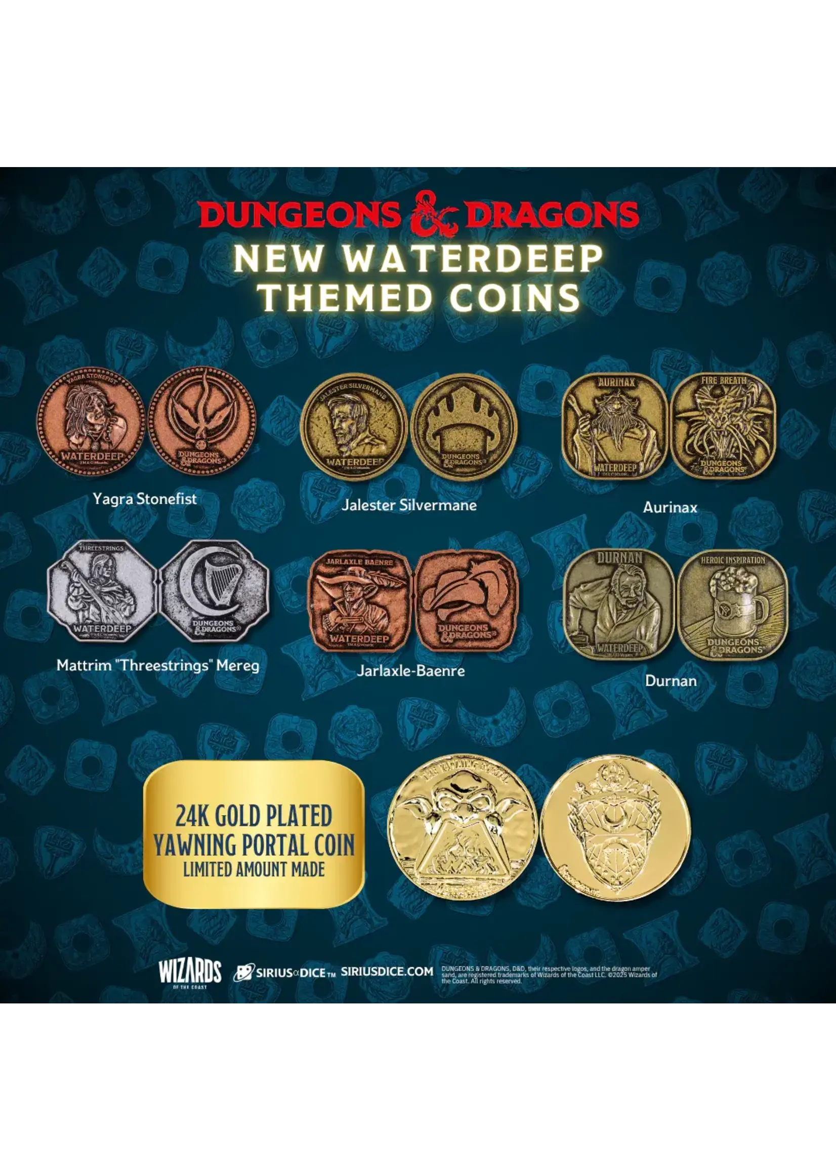 Sirius Dice Dungeons & Dragons: The Yawning Portal Treasure Blind Pack