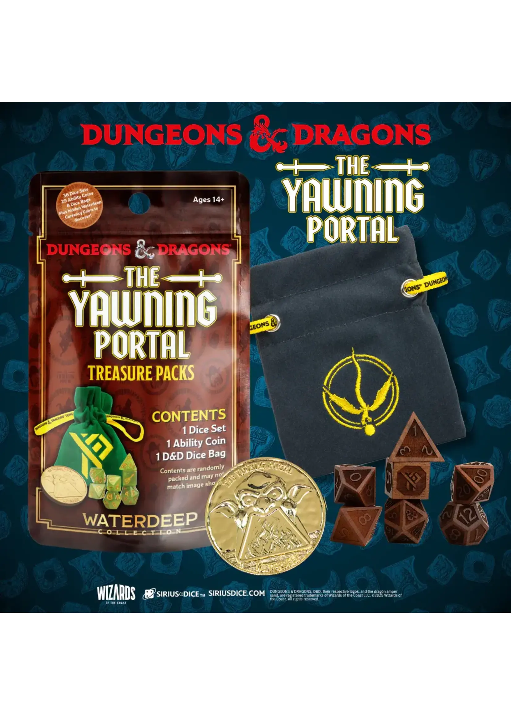 Sirius Dice Dungeons & Dragons: The Yawning Portal Treasure Blind Pack