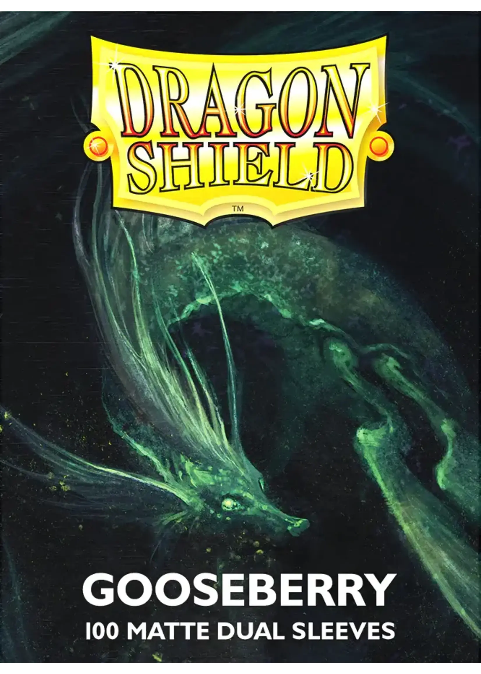 Dragon Shield Dragon Shield - 100ct Standard Size - Dual - Gooseberry Matte