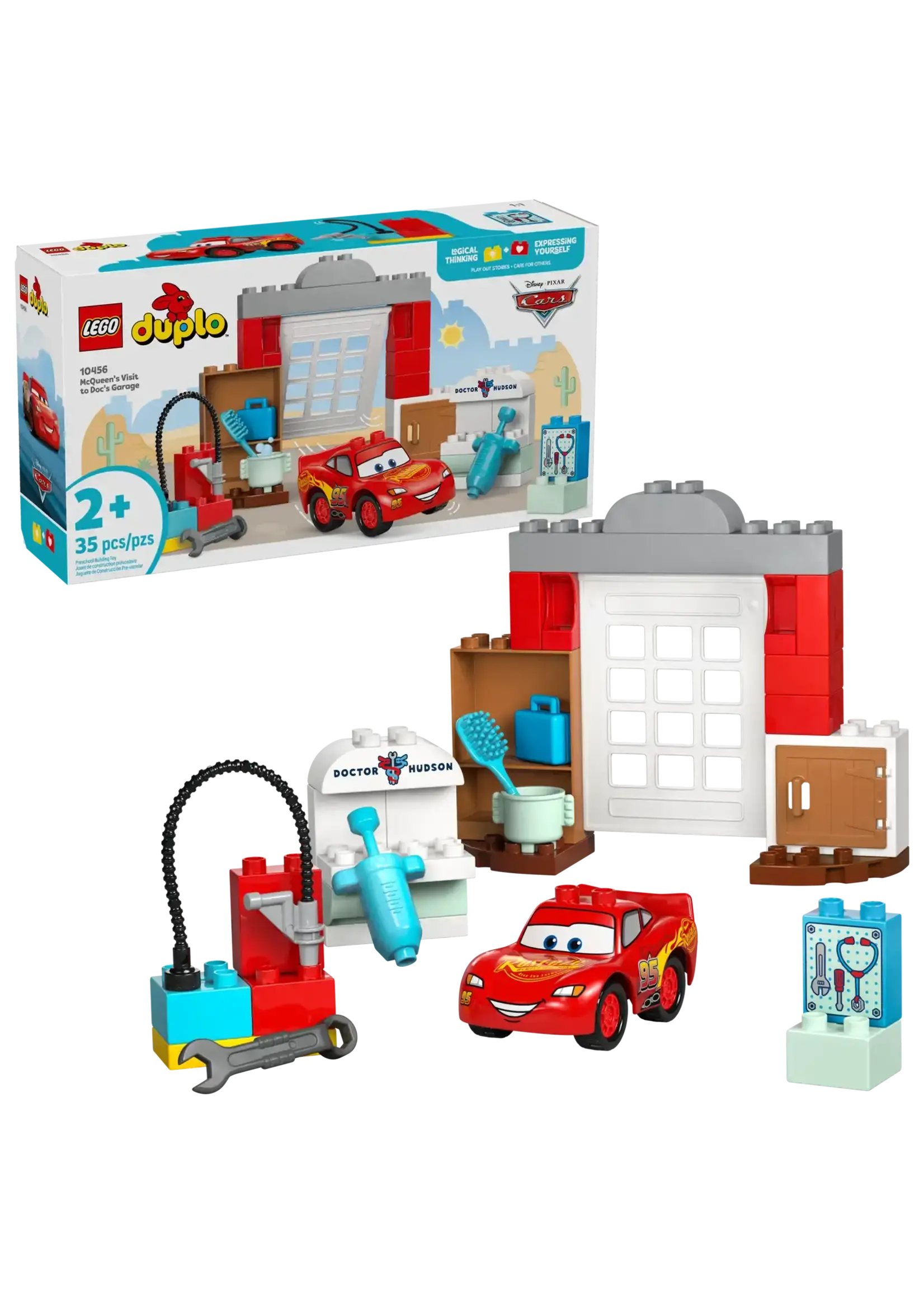 LEGO McQueen's Visit to Doc's Garage - 10456