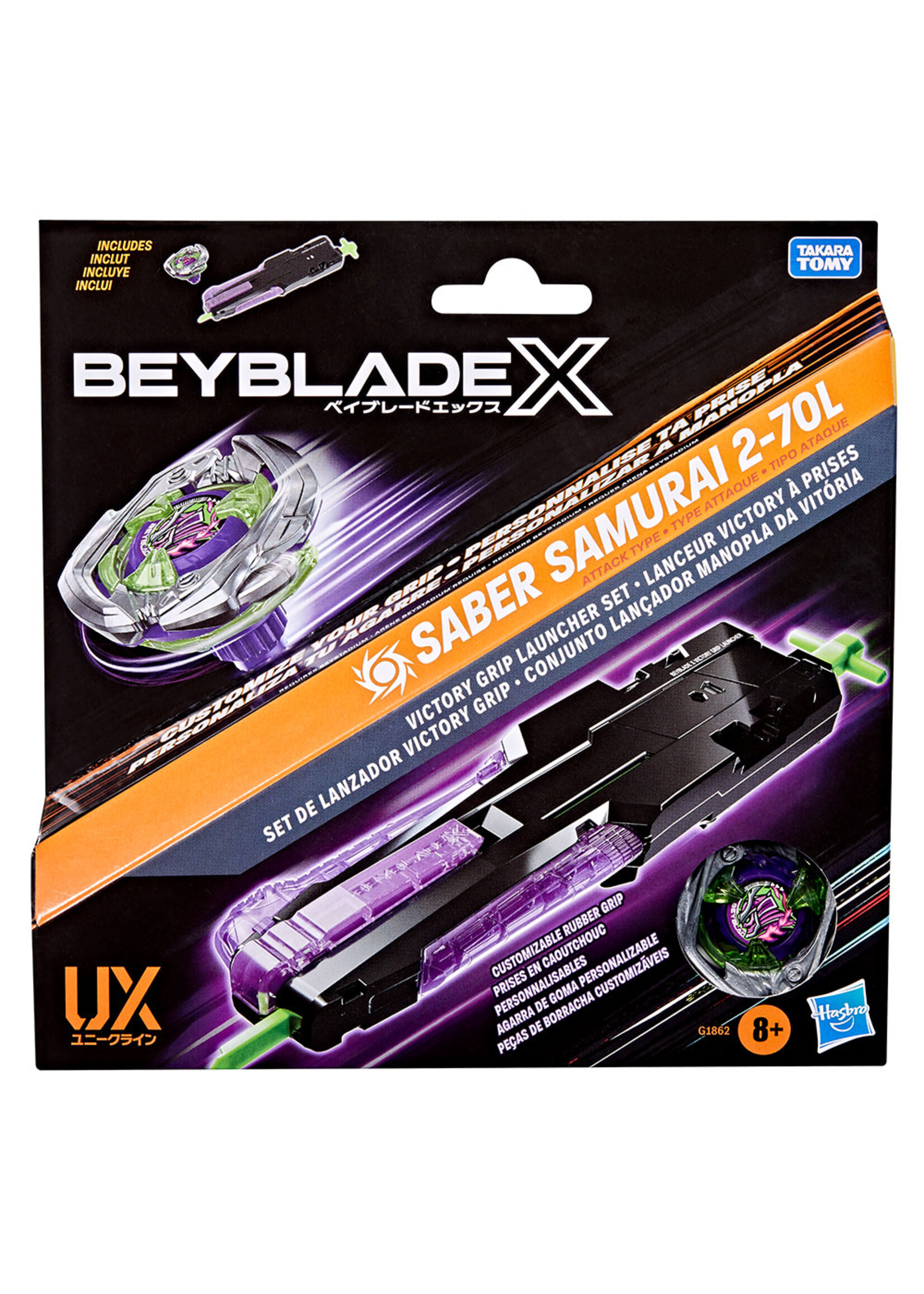 Beyblade X Beyblade X - Sam Saver Sword De luxe lanceur et haut