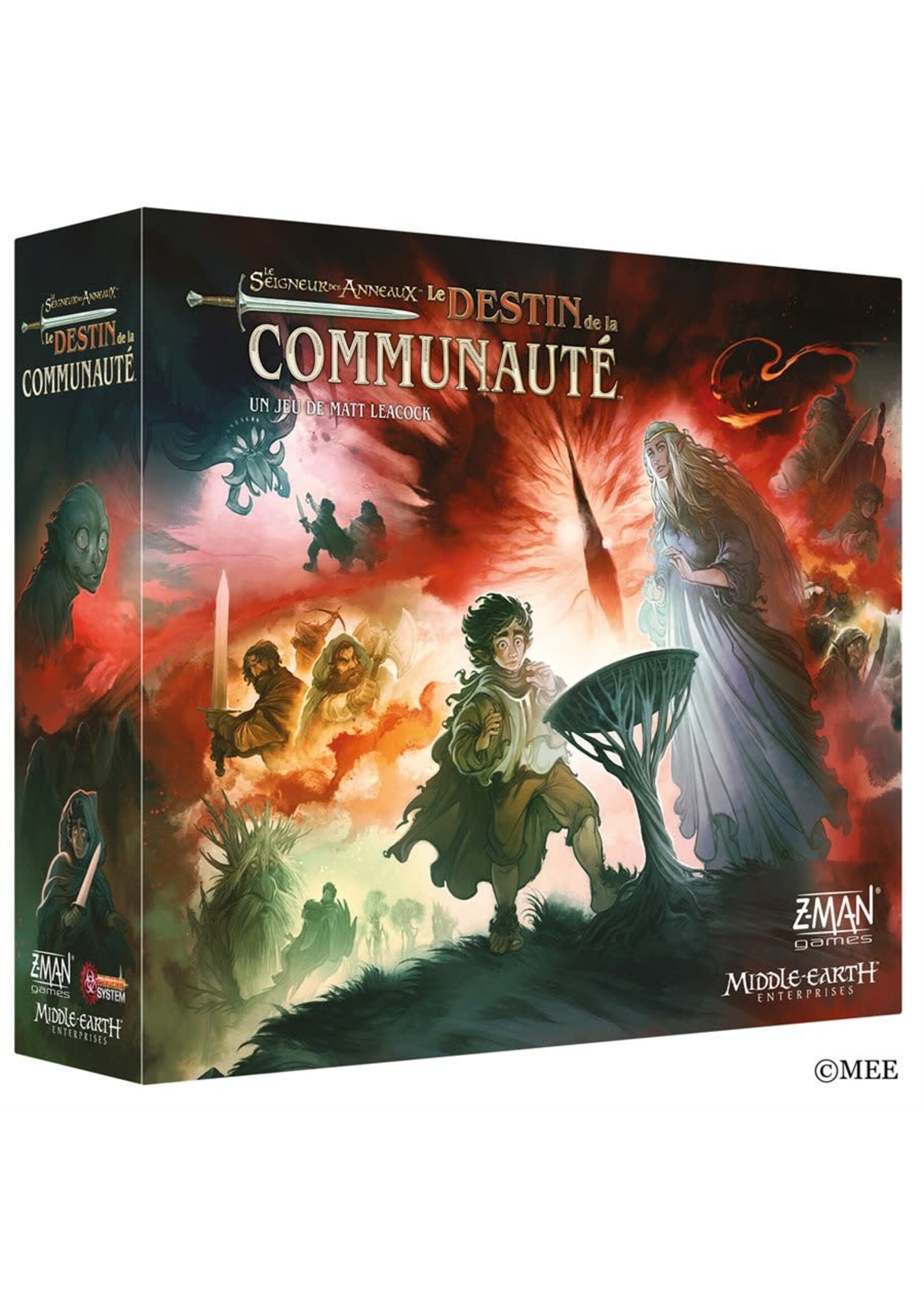 z-man games Le Seigneur des Anneaux: Le Destin de la Communaute (FR)