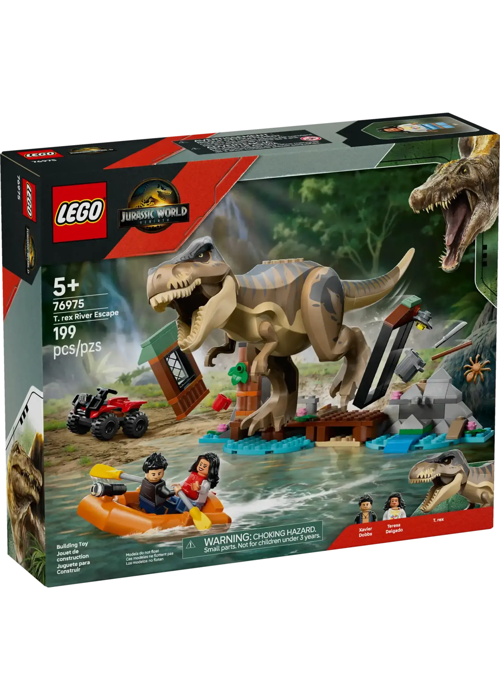 LEGO T. rex River Escape - 76975