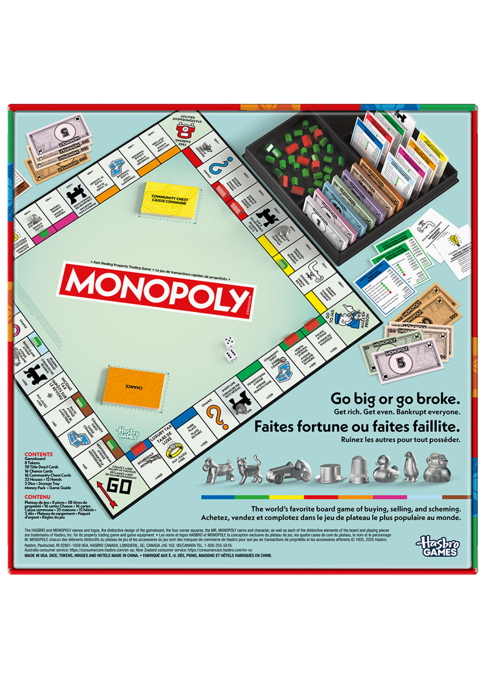 Hasbro Monopoly classique refresh (Bilingue)