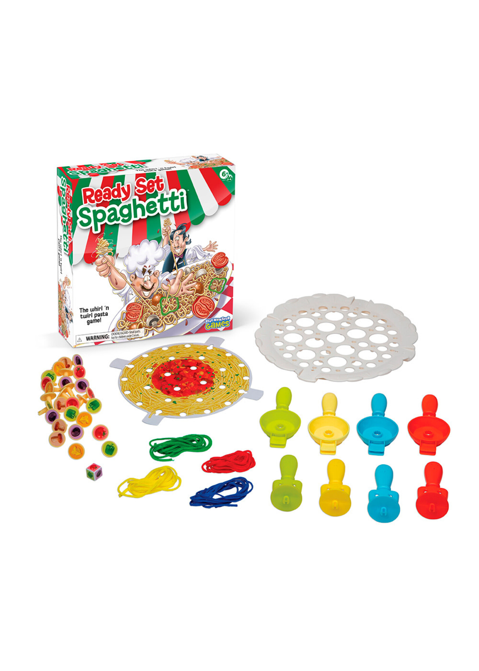 Play Monster Games Jeu À vos marques, prêts, spaghetti - Version bilingue