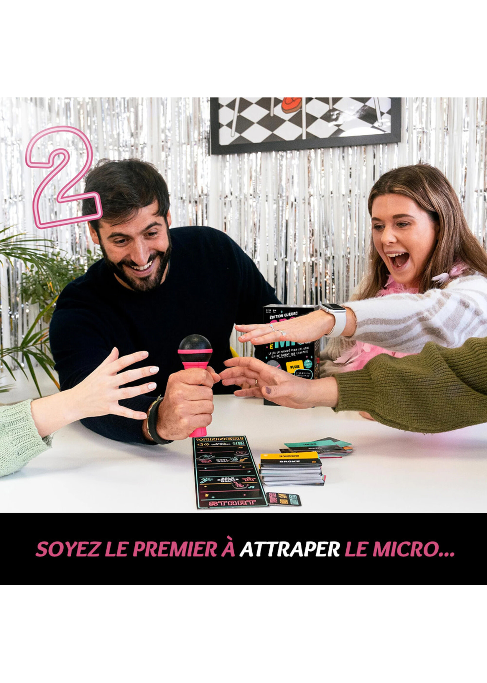 Lucky Egg Jeu Grab the Mic - Édition Québec