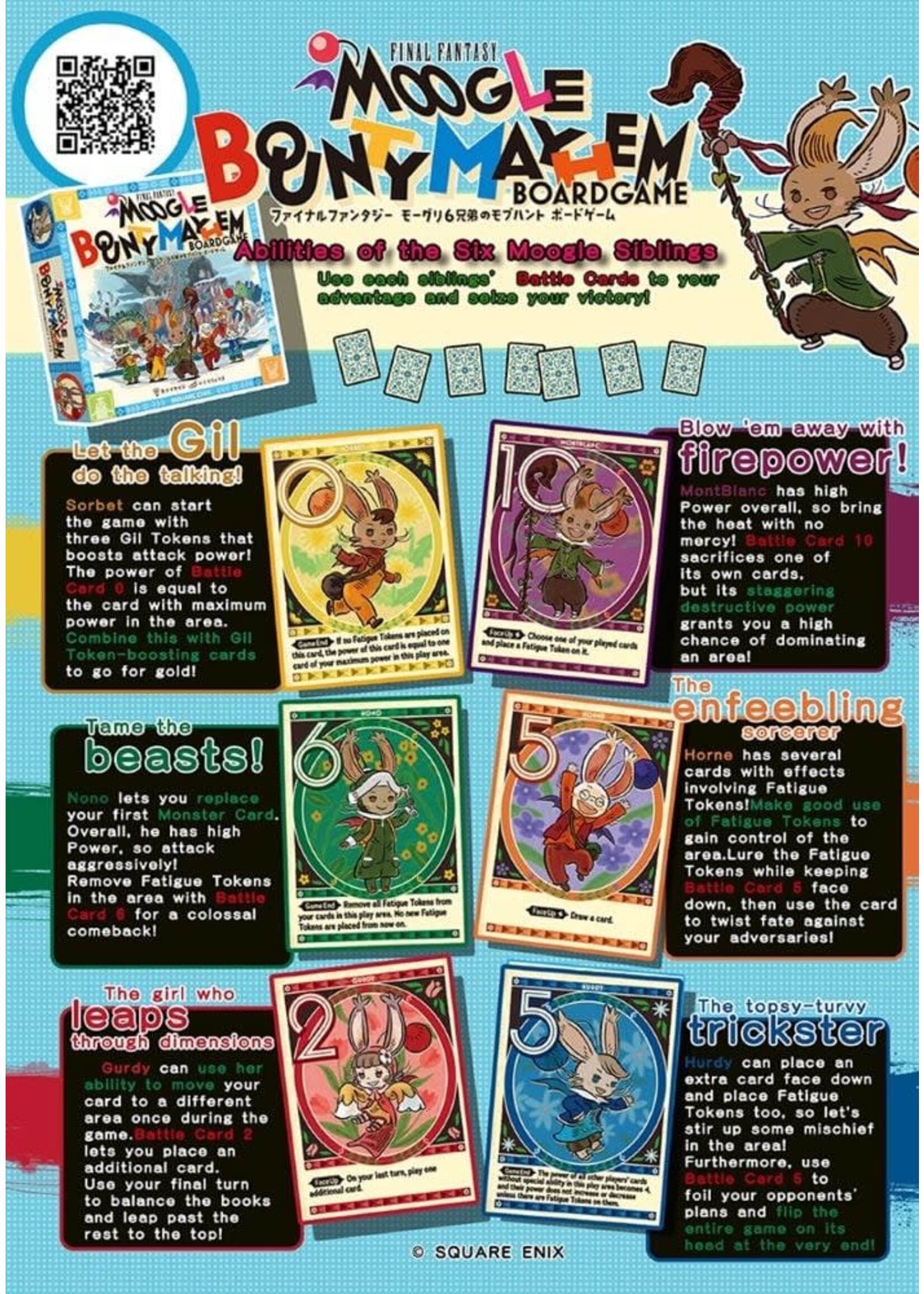 Square Enix FINAL FANTASY  -  MOOGLE BOUNTY MAYHEM BOARD GAME (ENGLISH)