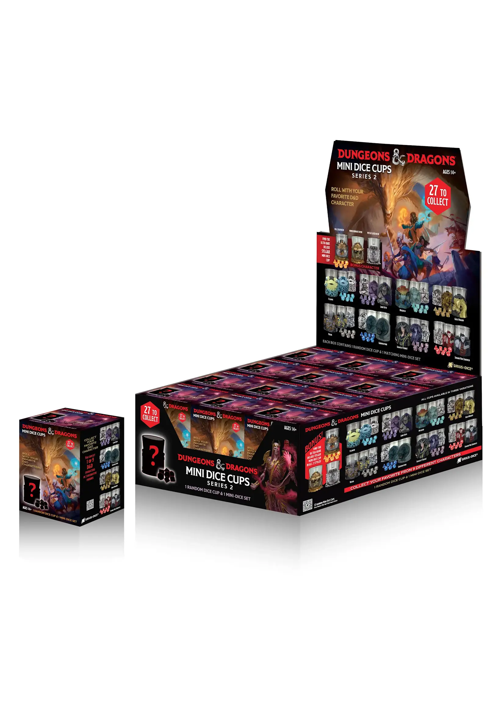 Sirius Dice Sirius Dice - Dungeons & Dragons Mini Dice Cups Series 2 Blind Box