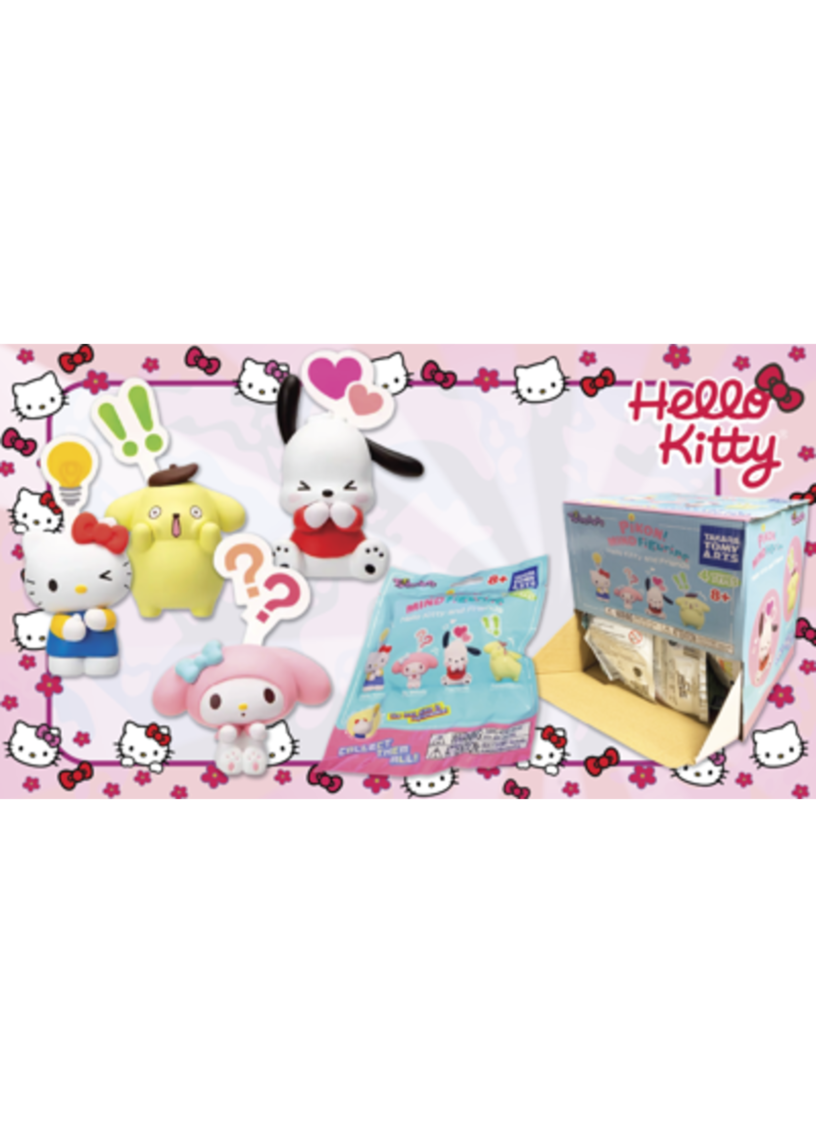 Takara Tomy A.R.T.S Pikon Mind Figurines - Hello Kitty and Friends