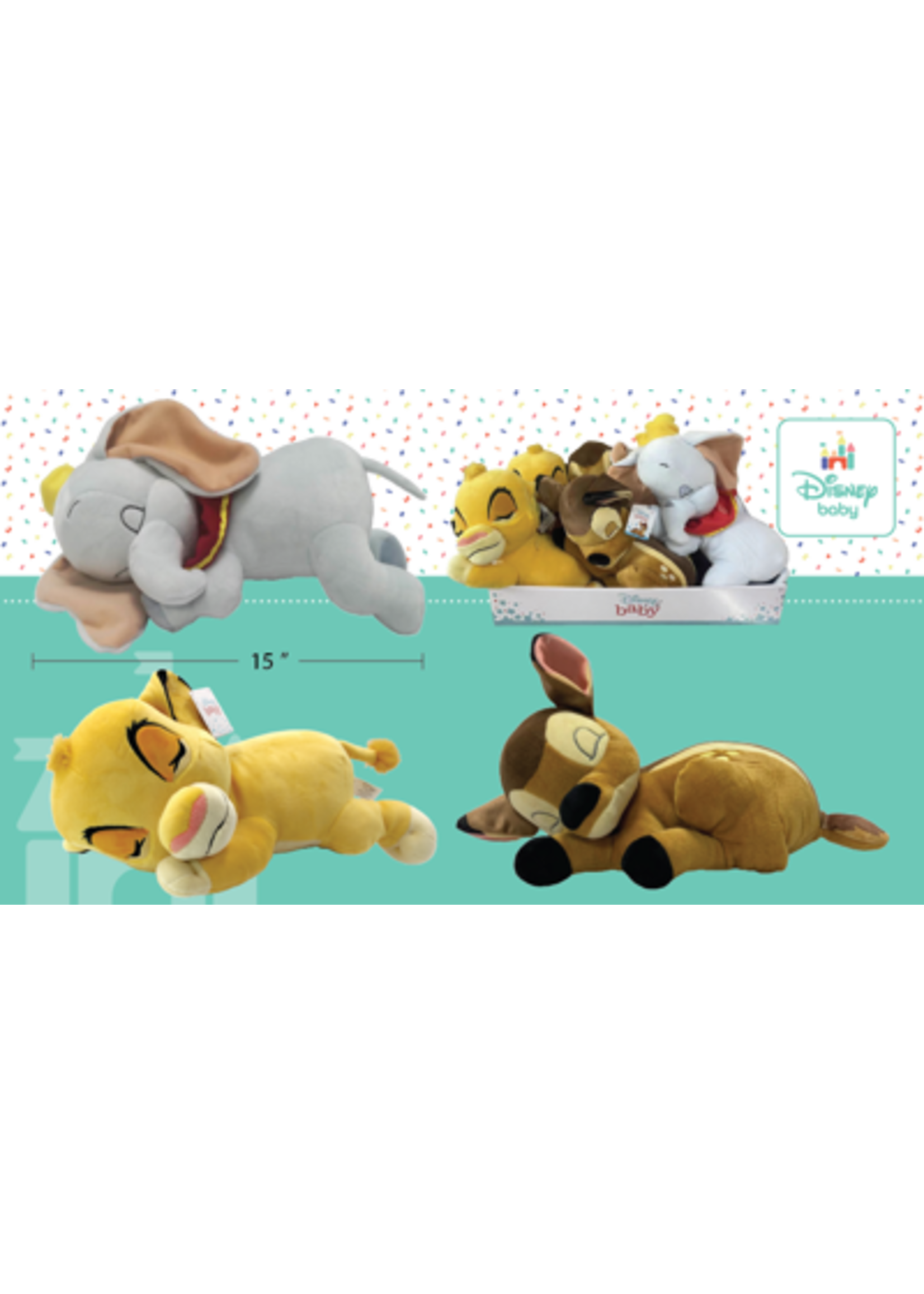 Disney Disney Sleeping babies assortie - Simba/Dumbo/Bambi