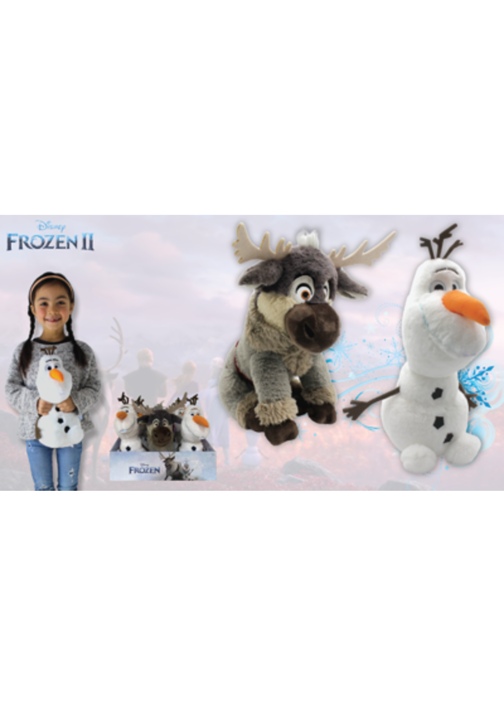Disney Disney Frozen plush assortie - Olaf/Sven