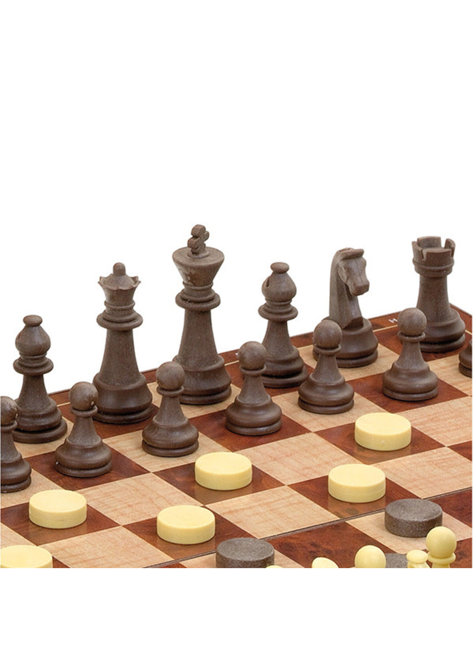 Cayro magnetic Chess and Draughts large Cayro