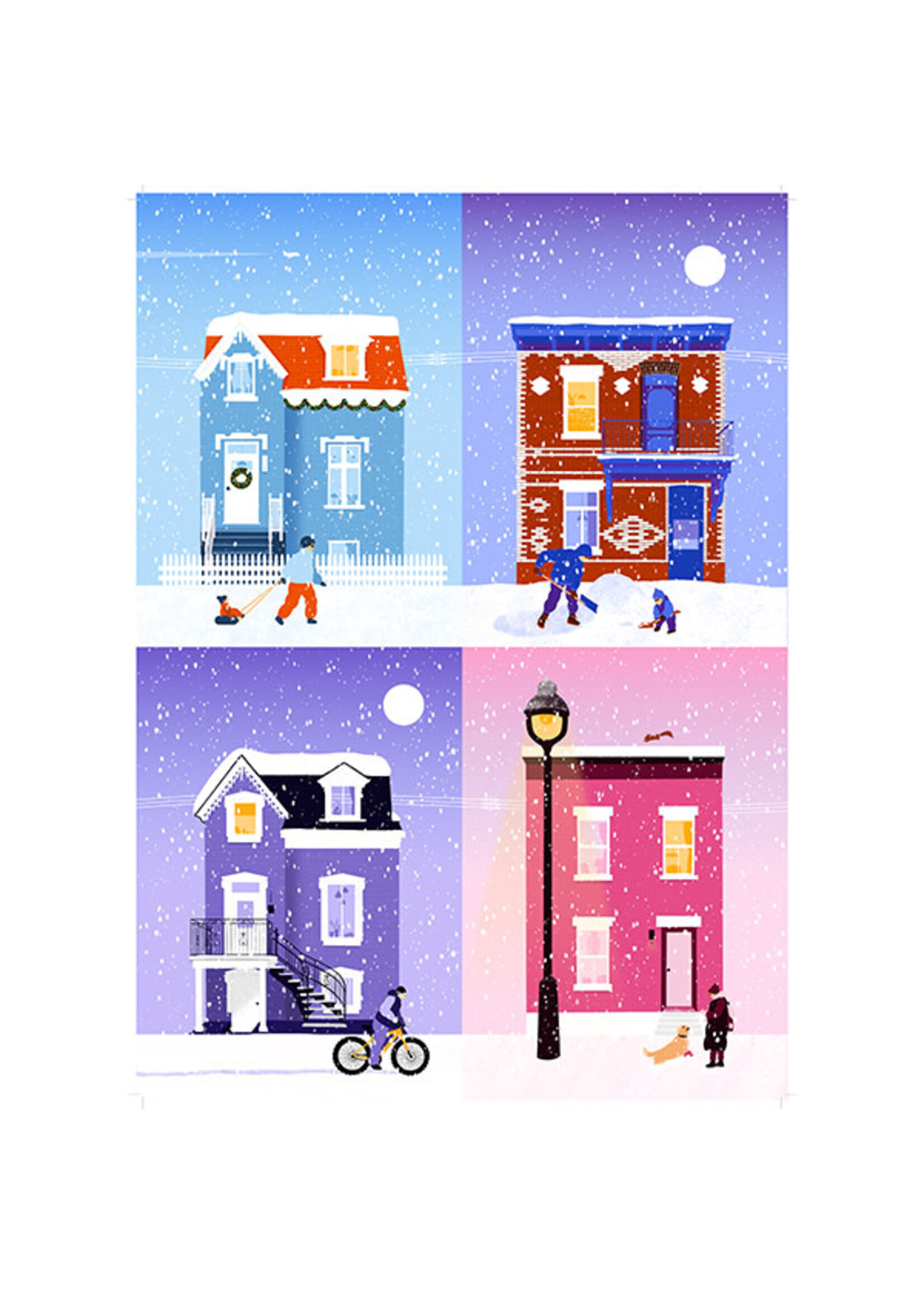 Holiyay Holiyay - Montréal sous la neige - Charline Baubeau