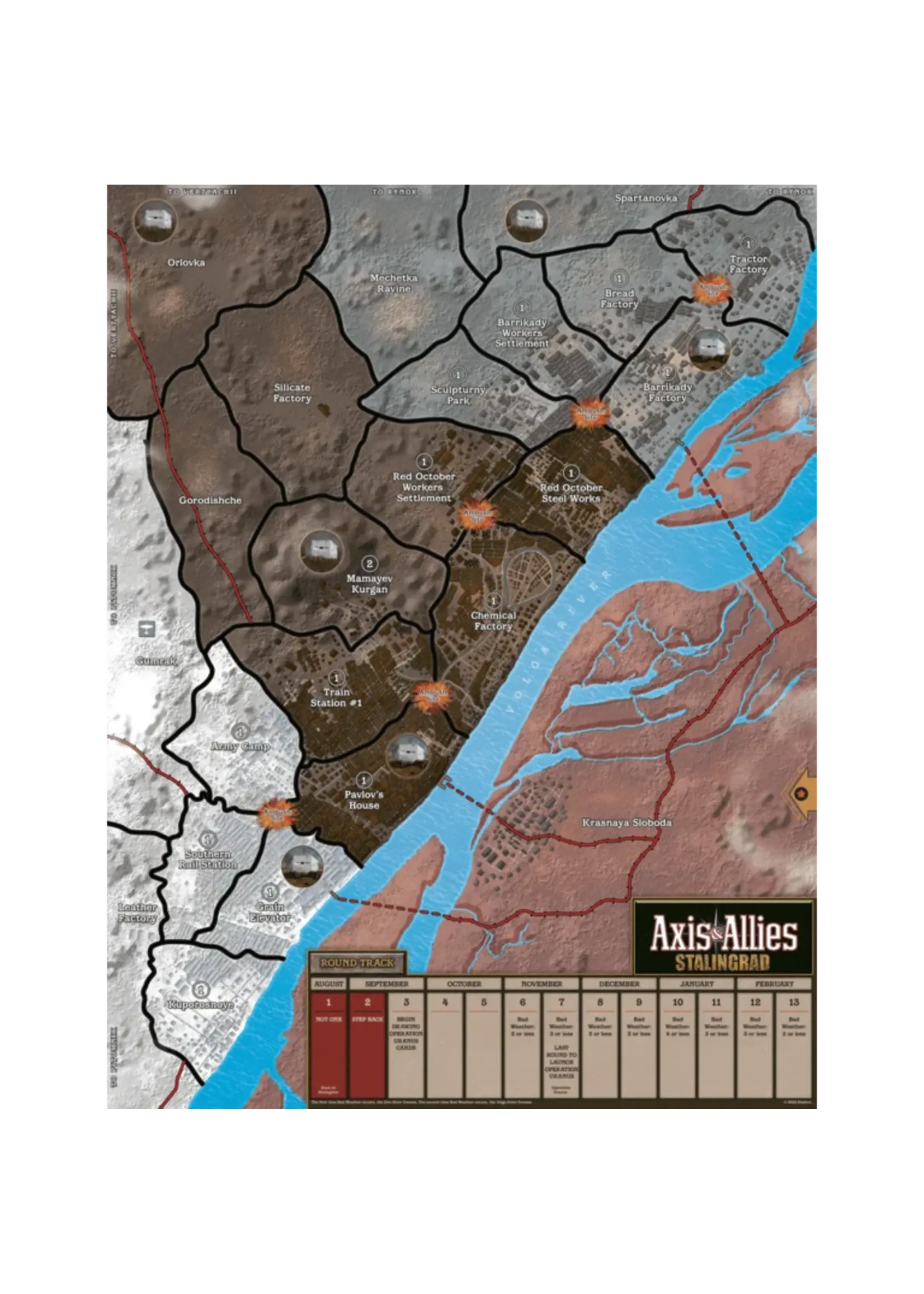 Renegade game studio Axis & Allies - Stalingrad (Anglais)