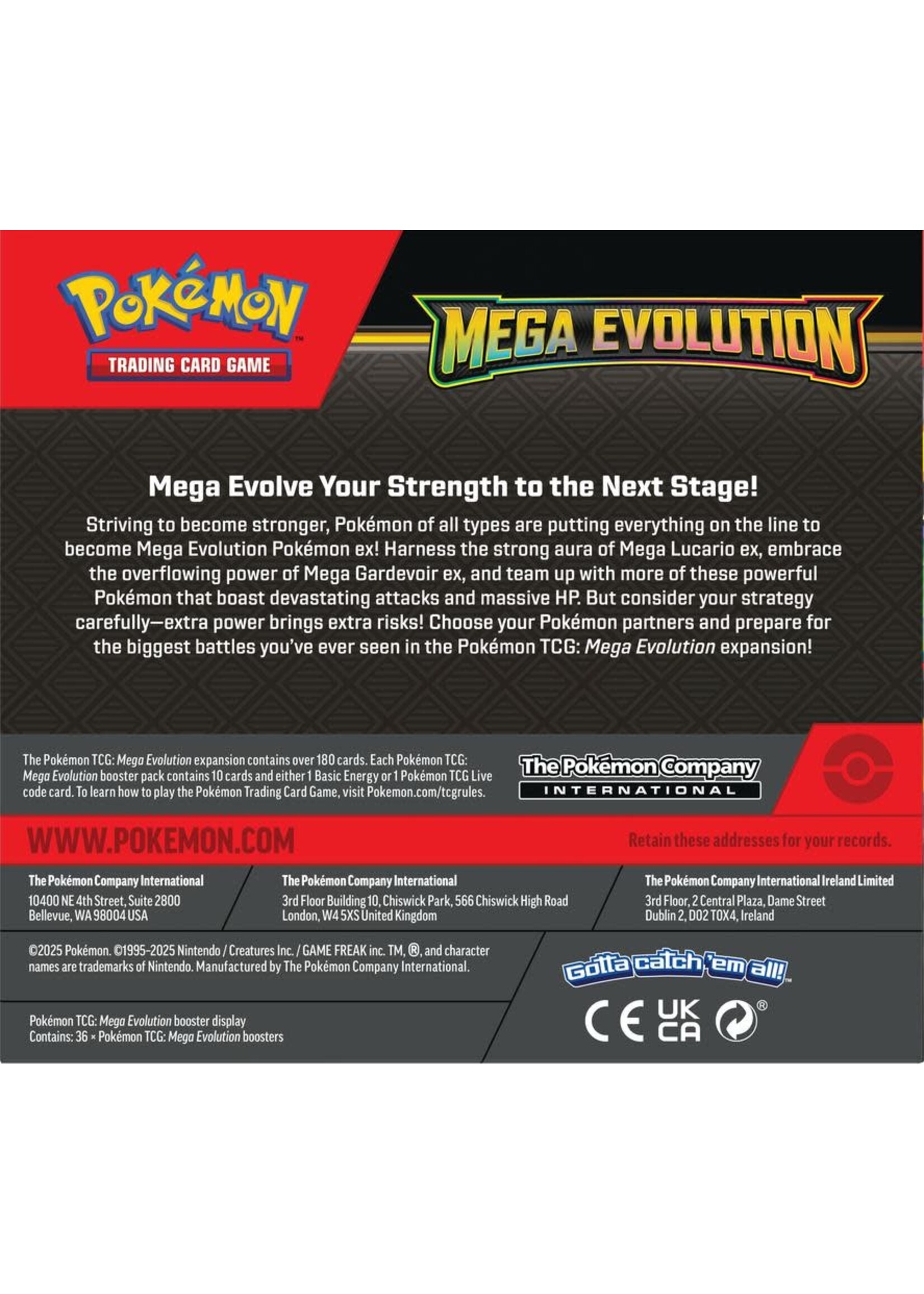 The Pokémon Company International Pokémon TCG: Mega Evolution - Base Set - Booster Box