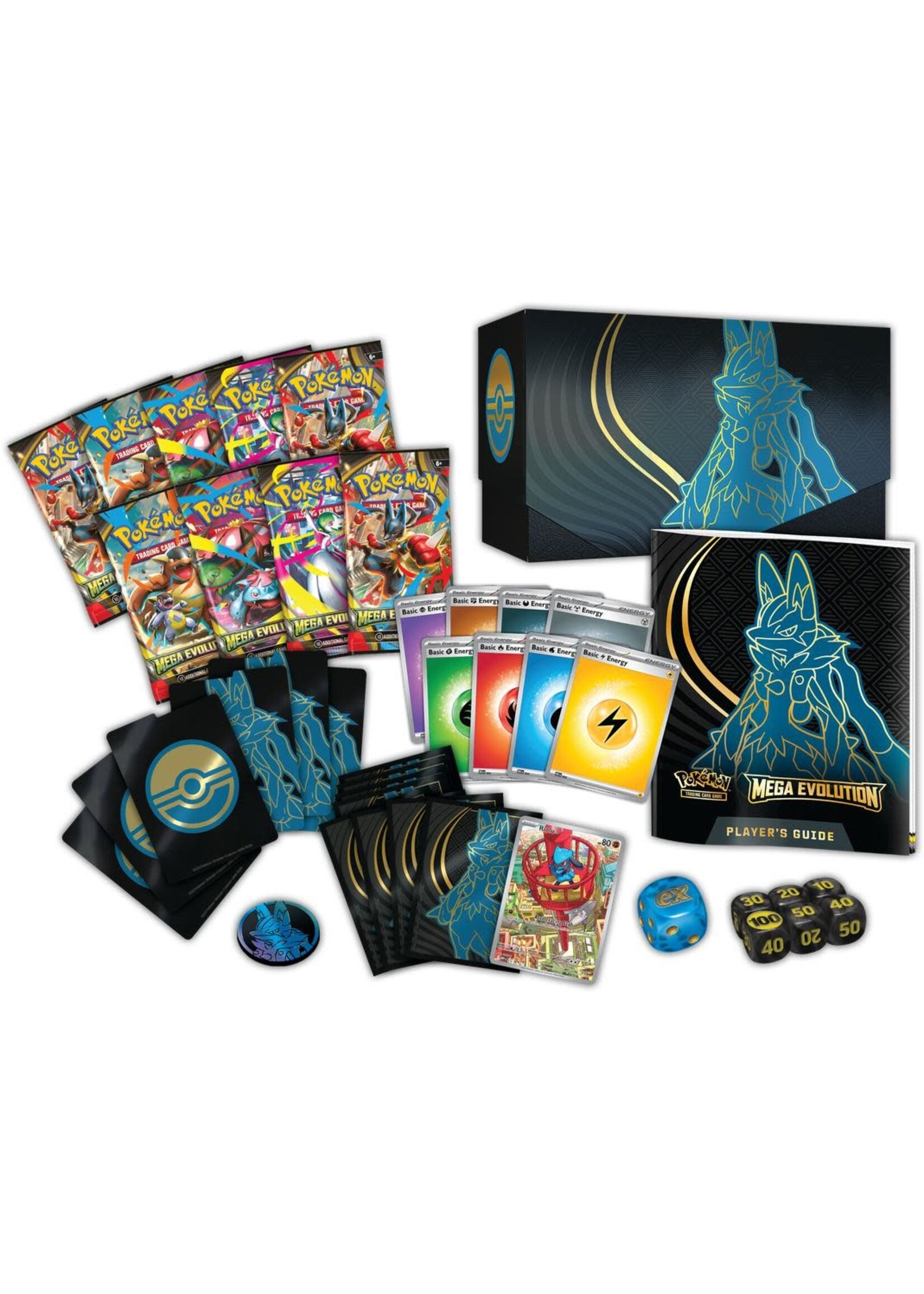 The Pokémon Company International Pokémon TCG: Mega Evolution - Base Set - Elite Trainer Box - Mega Lucario
