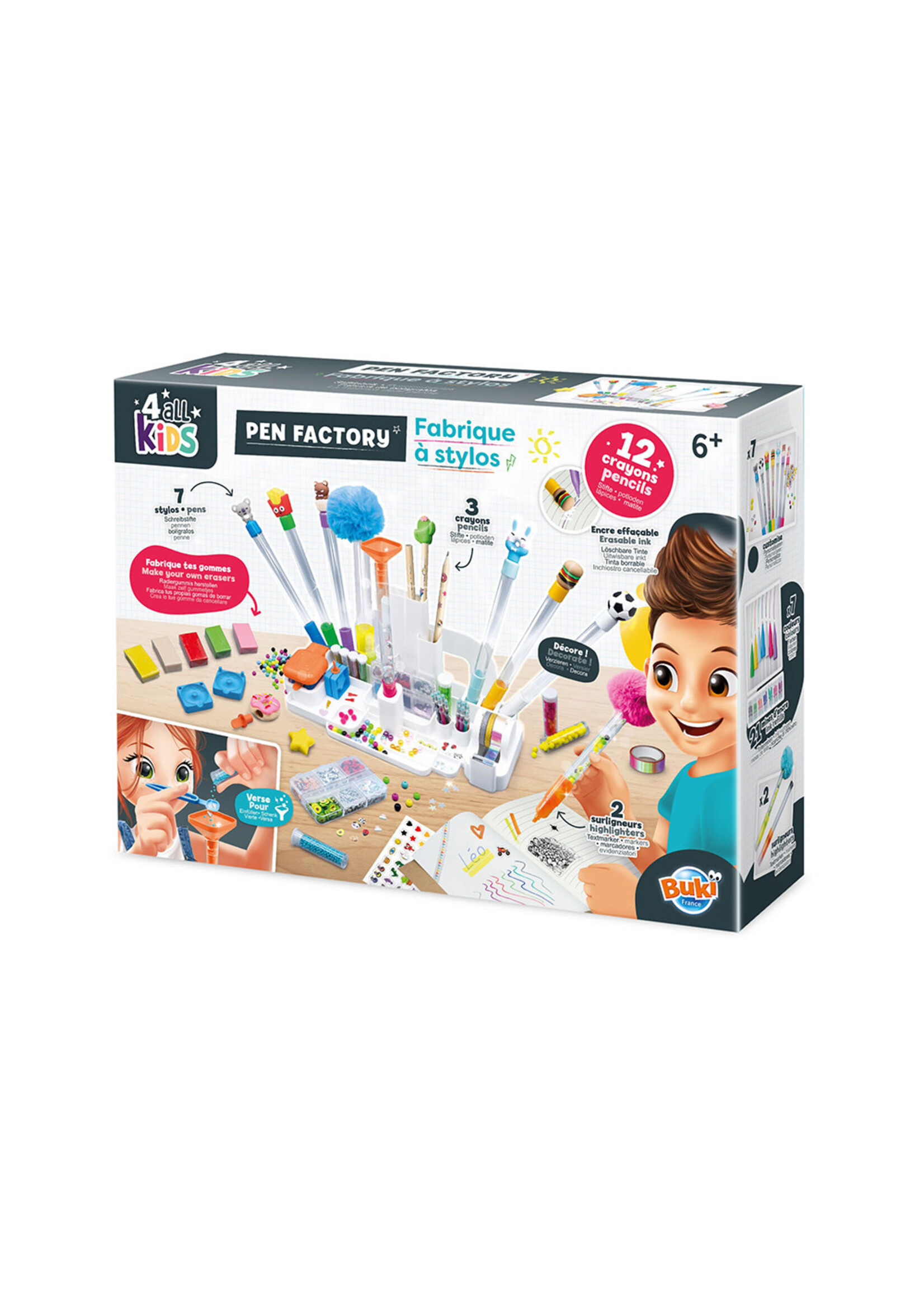 buki Buki France 4 all Kids - Fabrique à stylos