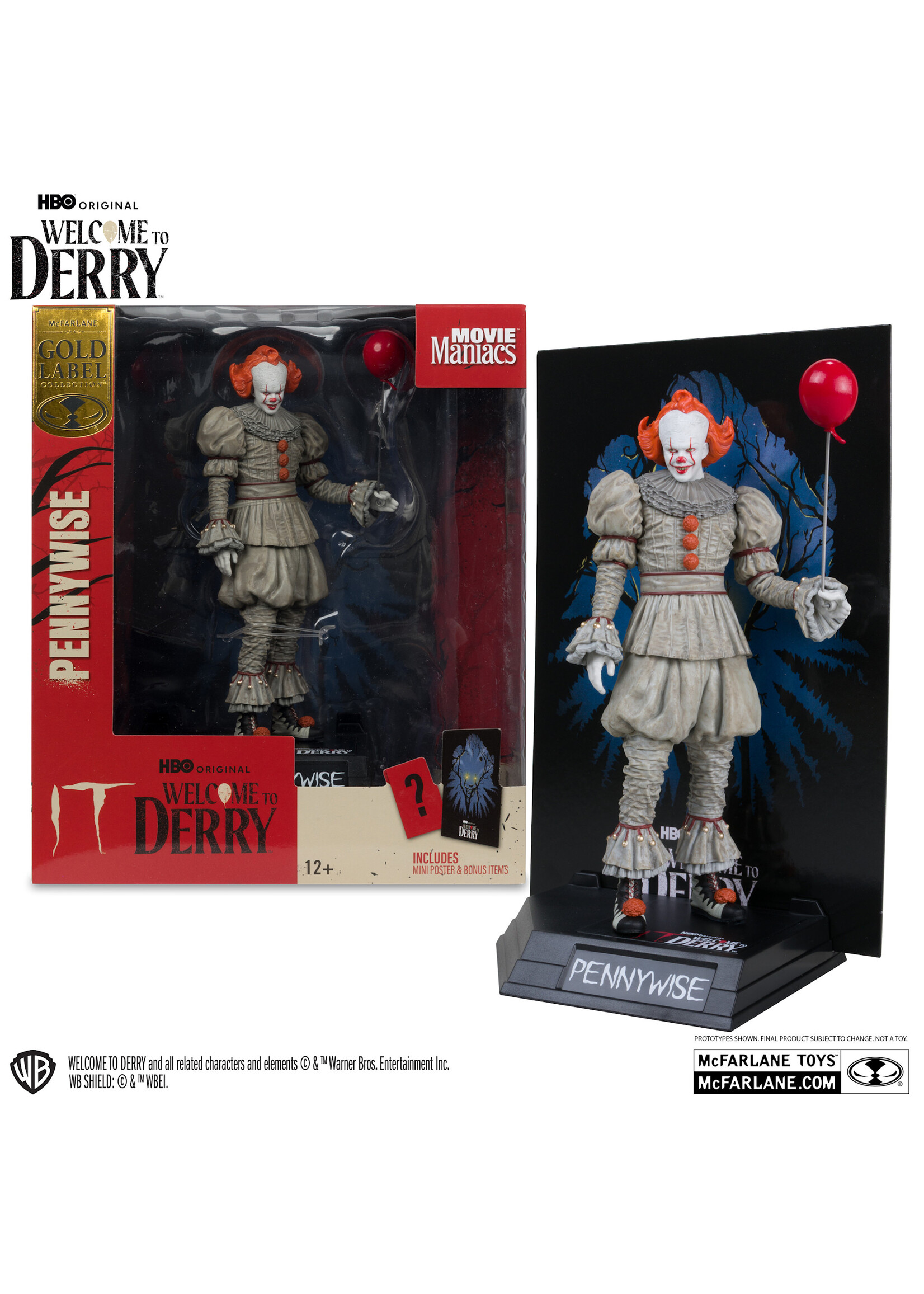 McFarlane toys Pennywise (Welcome to Derry) 6in Posed Figure