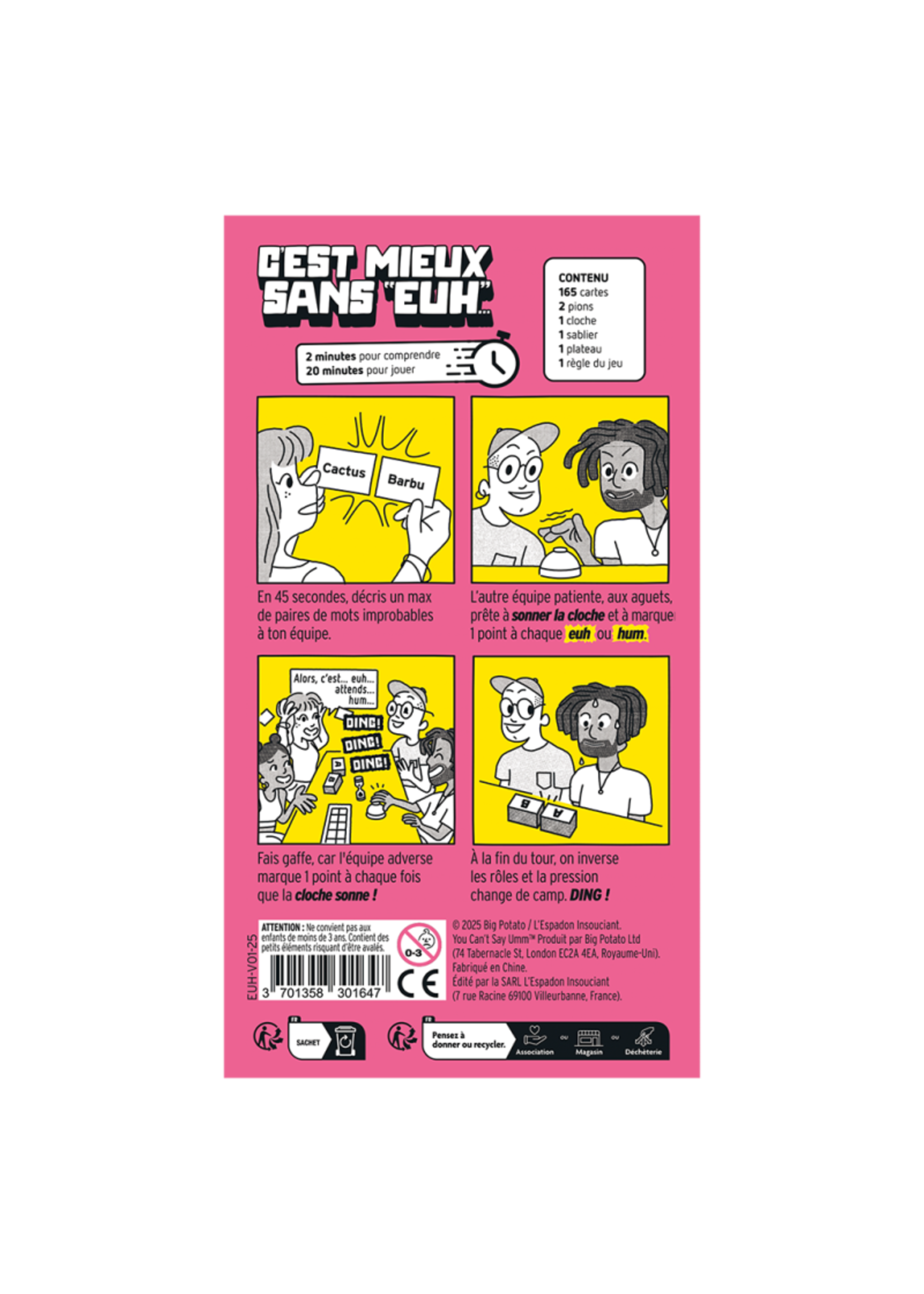 Big Potato Games C'est Mieux Sans "Euh" - FR