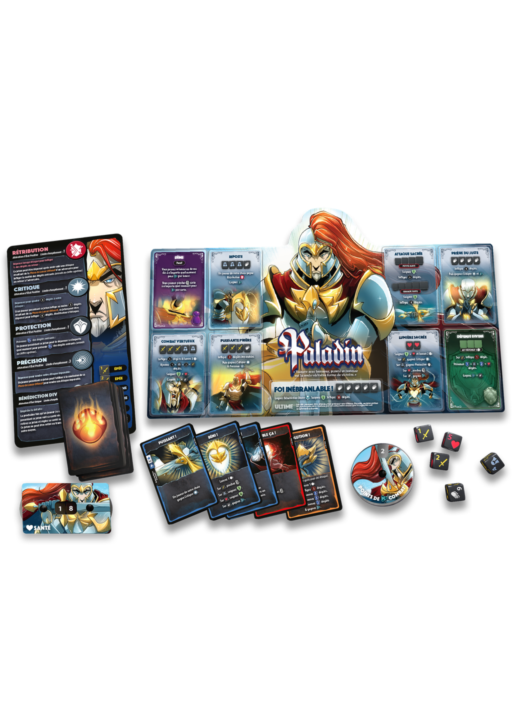 Dice Throne Dice Throne Sais.1 : Moine vs. Paladin - FR