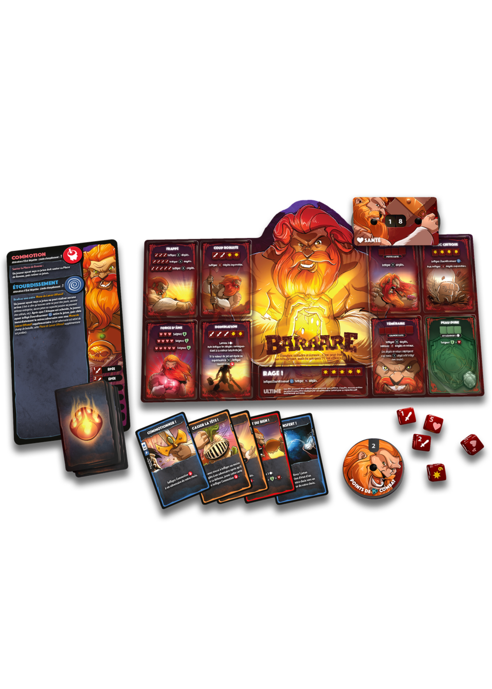 Dice Throne Dice Throne Sais.1 : Barbare vs. Elfe Lunaire - FR