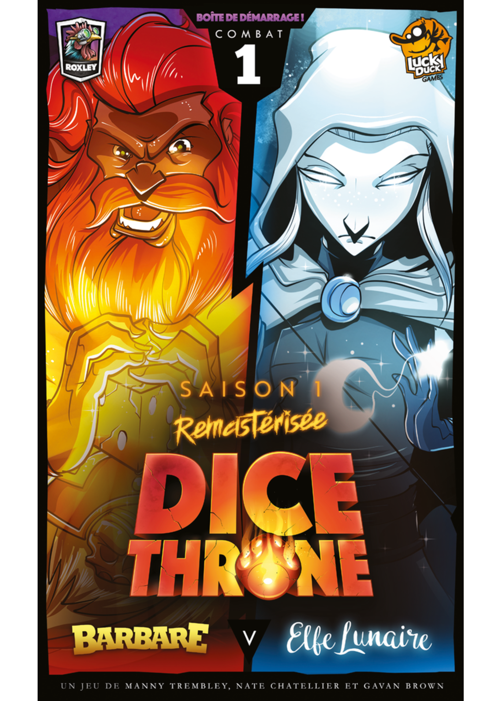 Dice Throne Dice Throne Sais.1 : Barbare vs. Elfe Lunaire - FR