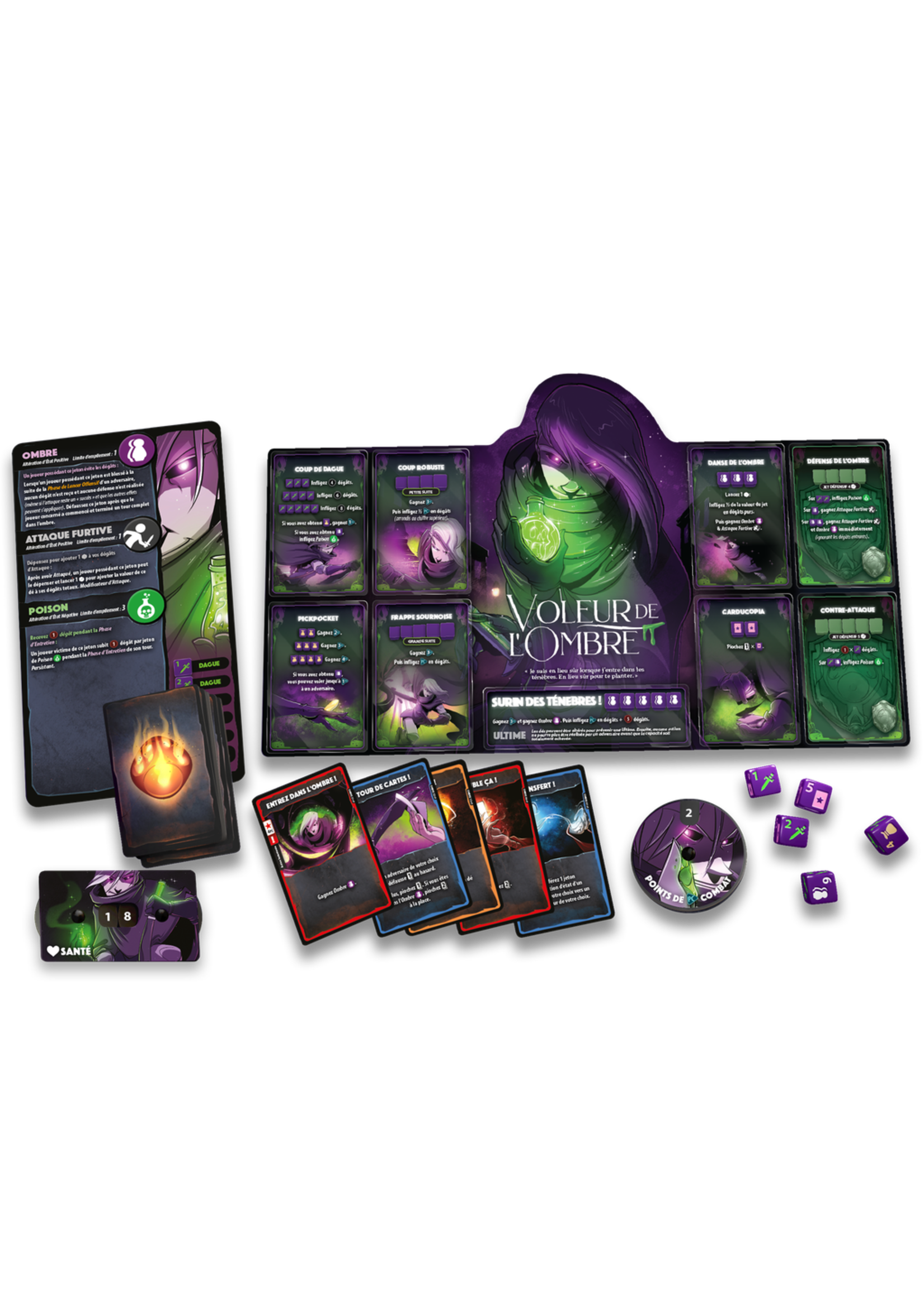 Dice Throne Dice Throne Sais.1 : Pyromancien vs. Voleur de l'ombre - FR