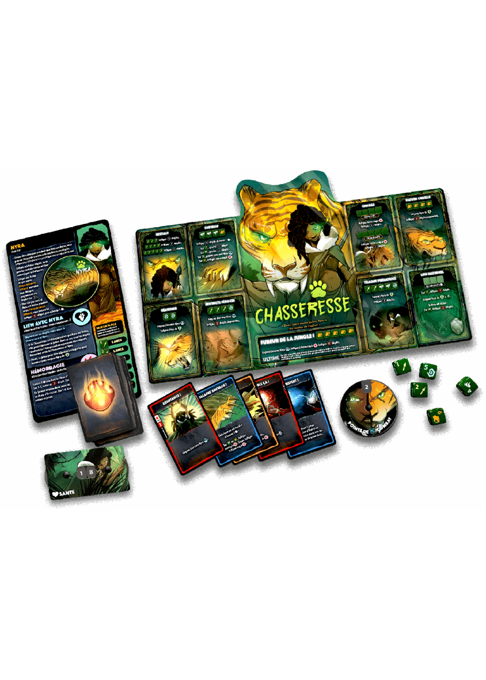 Dice Throne Dice Throne Sais.2 : Tacticien vs. Chasseresse - FR