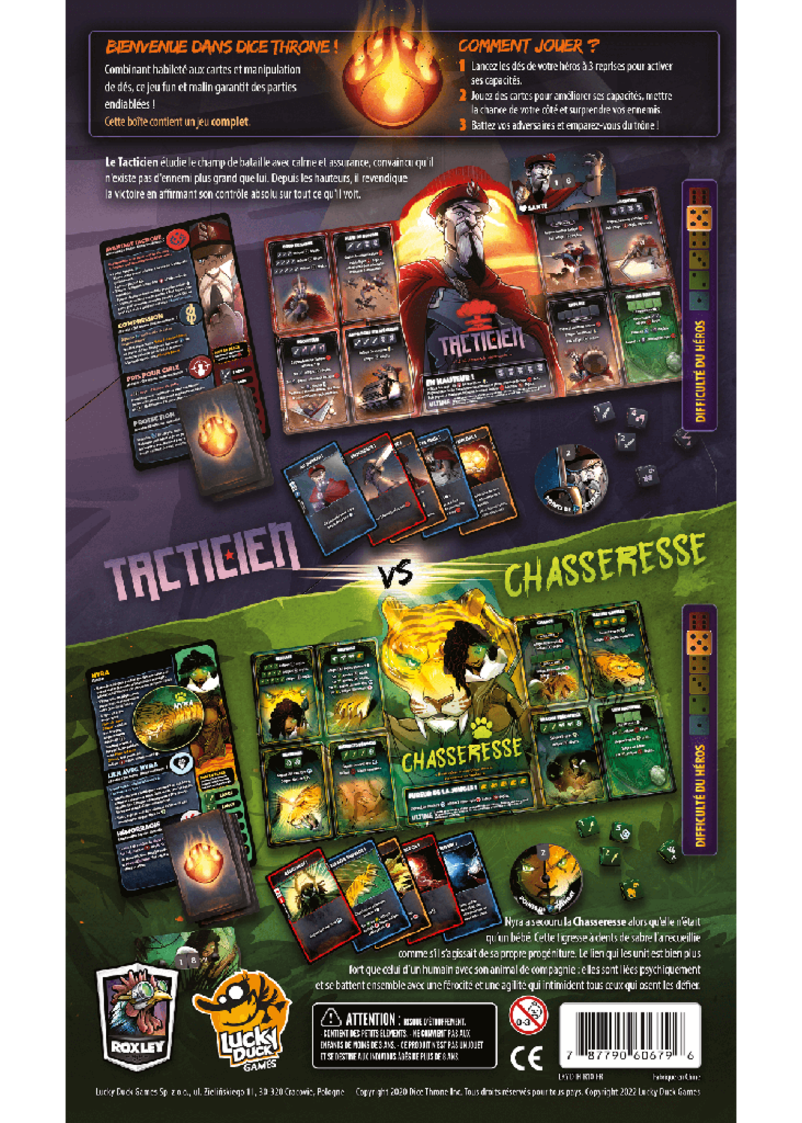 Dice Throne Dice Throne Sais.2 : Tacticien vs. Chasseresse - FR