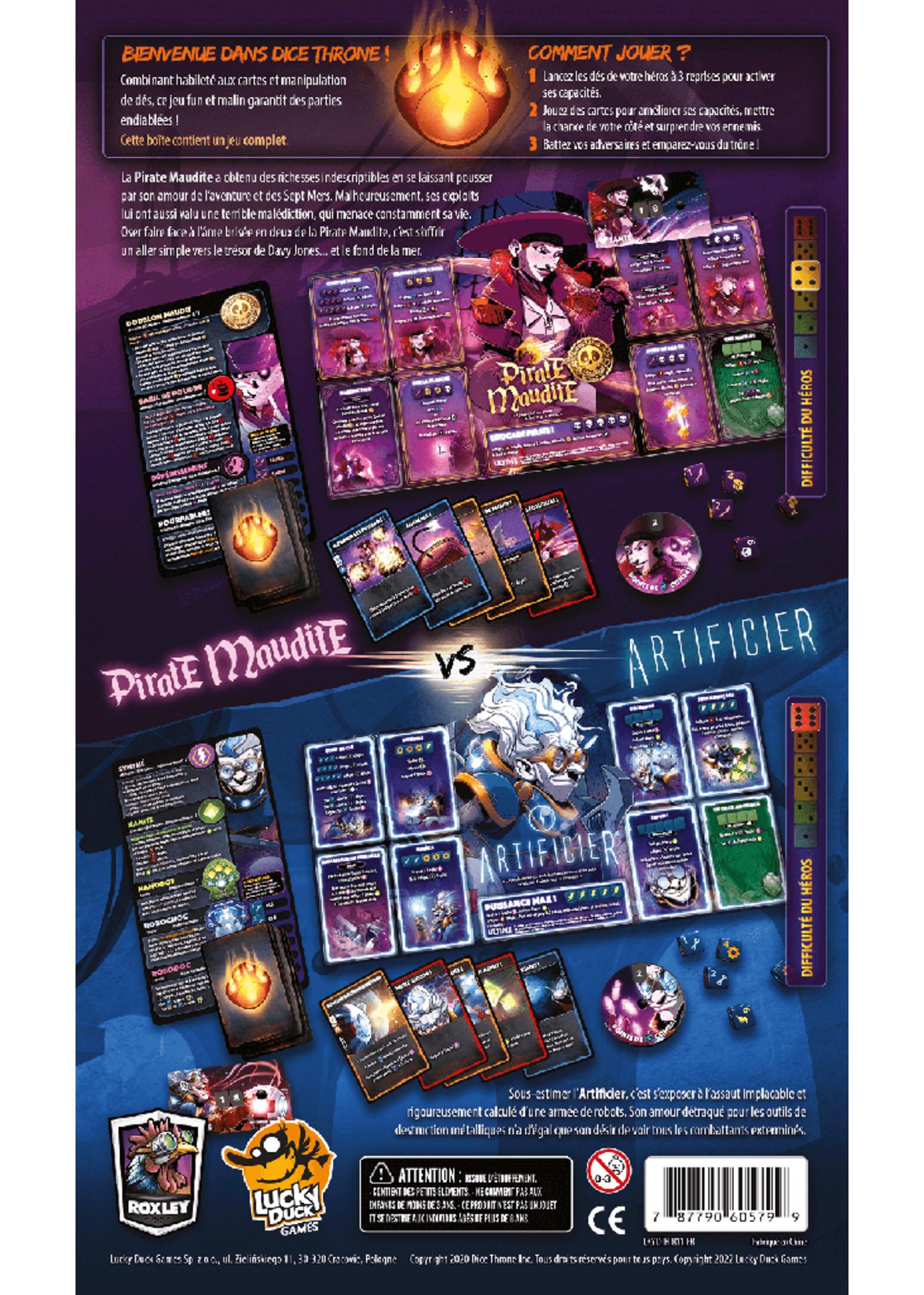 Dice Throne Dice Throne Sais.2 : Artificier vs. Pirate Maudite - FR