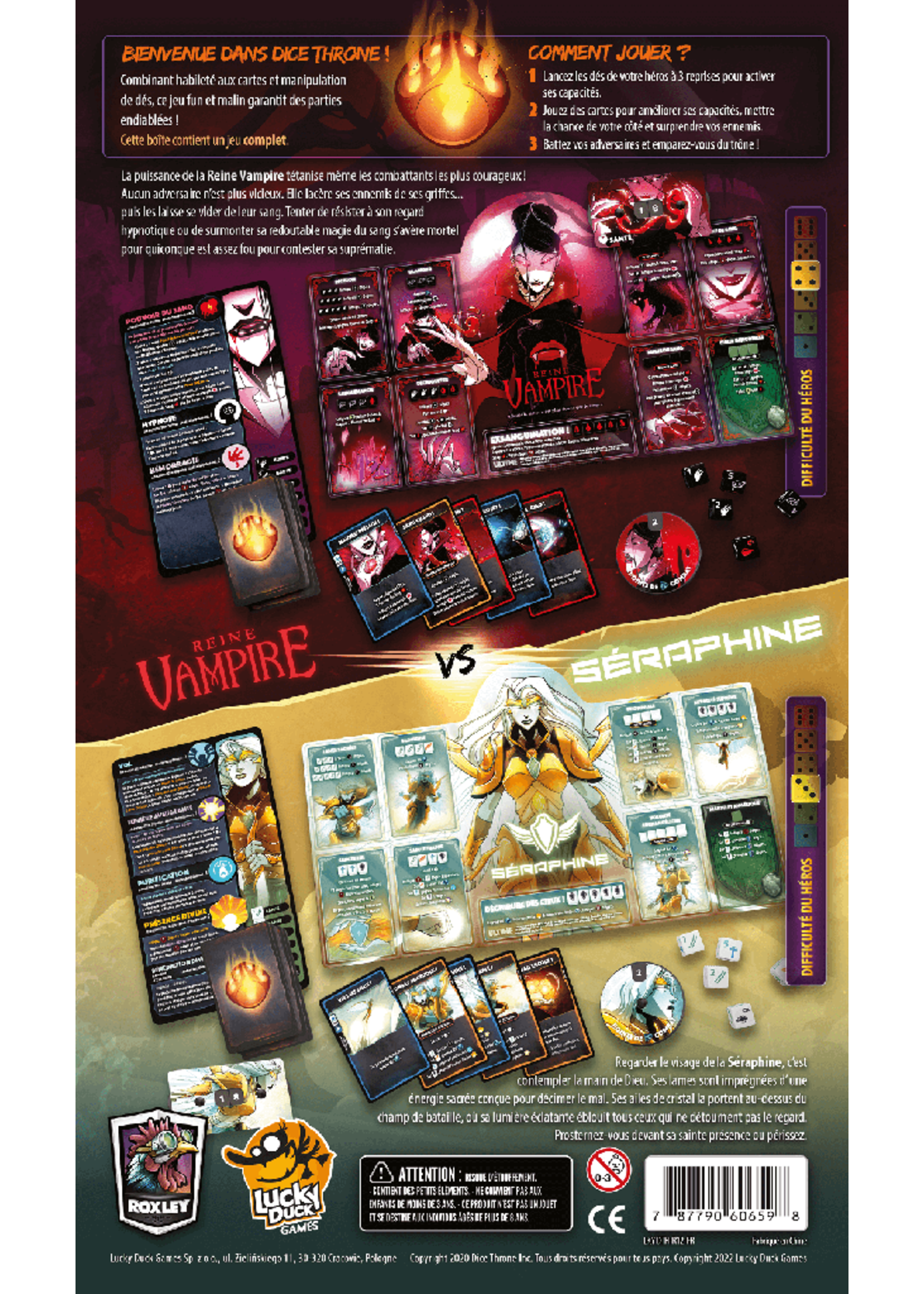 Dice Throne Dice Throne Sais.2 : Séraphine vs. Reine Vampire - FR