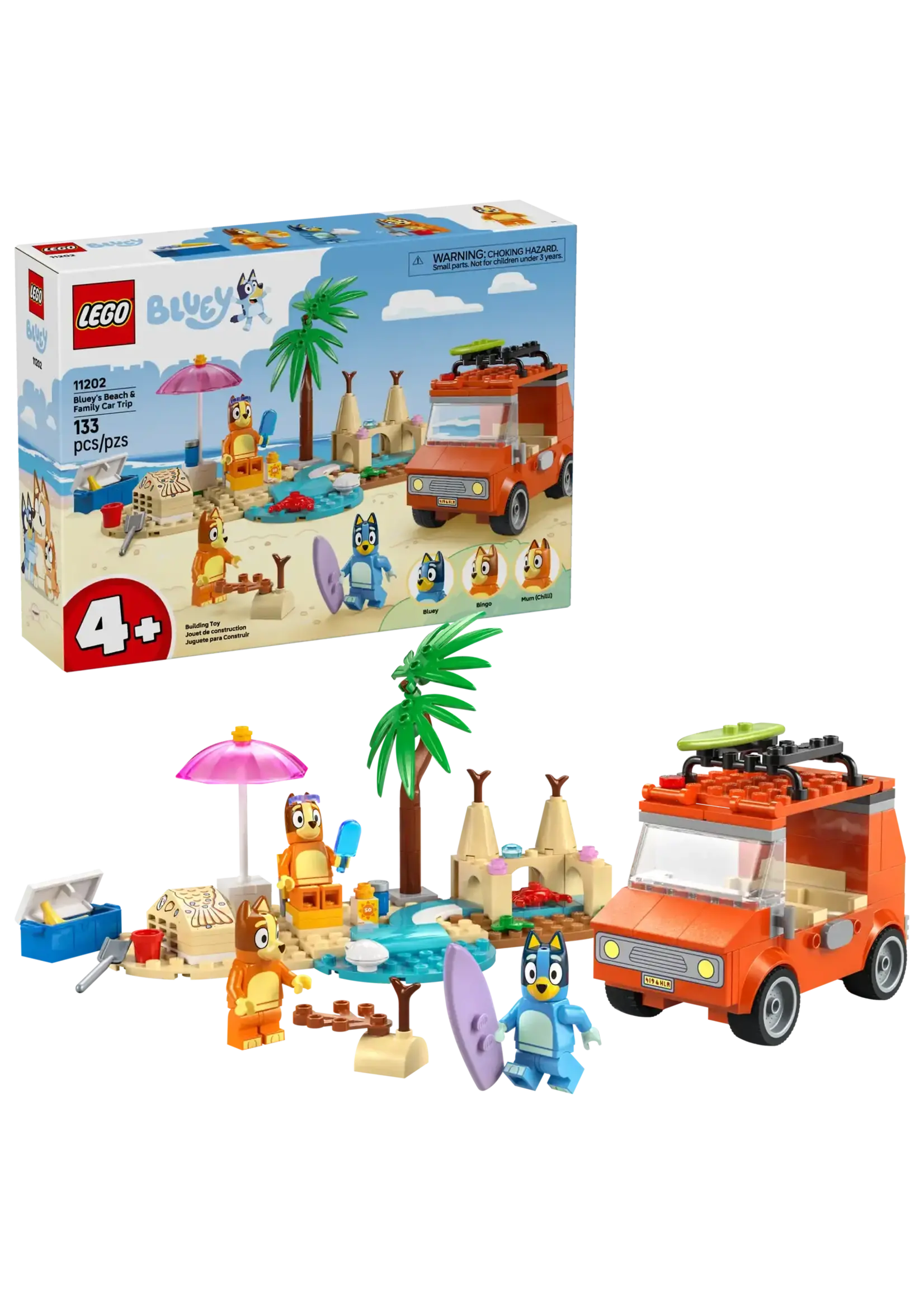 LEGO L’escapade à la plage de la famille de Bluey - 11202