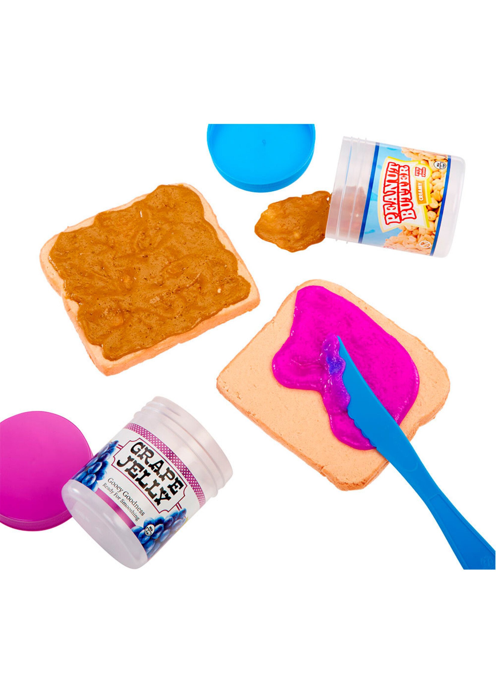 Slime Life Slime Life - Sandwich au beurre de cacahuète et à la confiture avec Chips