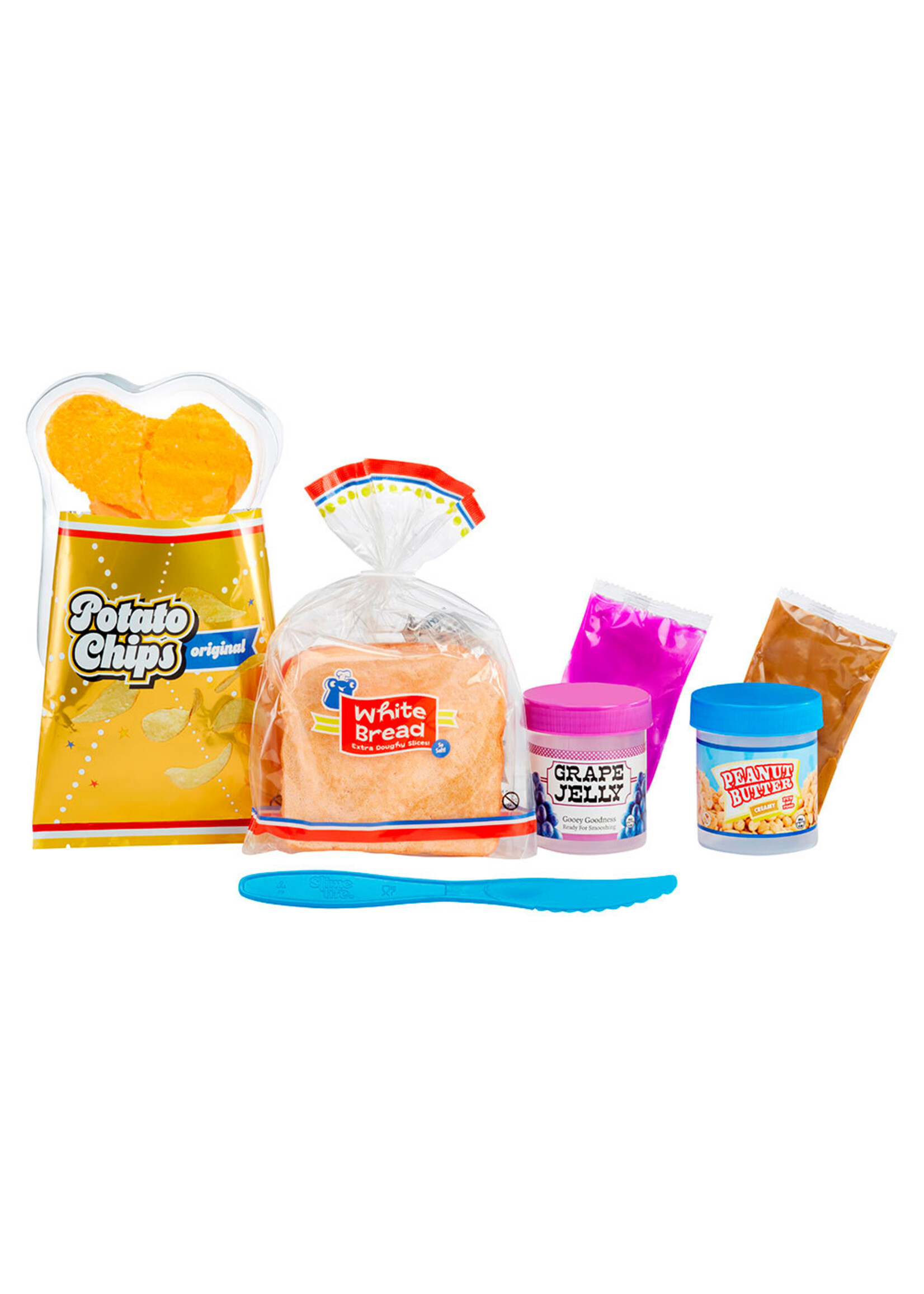 Slime Life Slime Life - Sandwich au beurre de cacahuète et à la confiture avec Chips