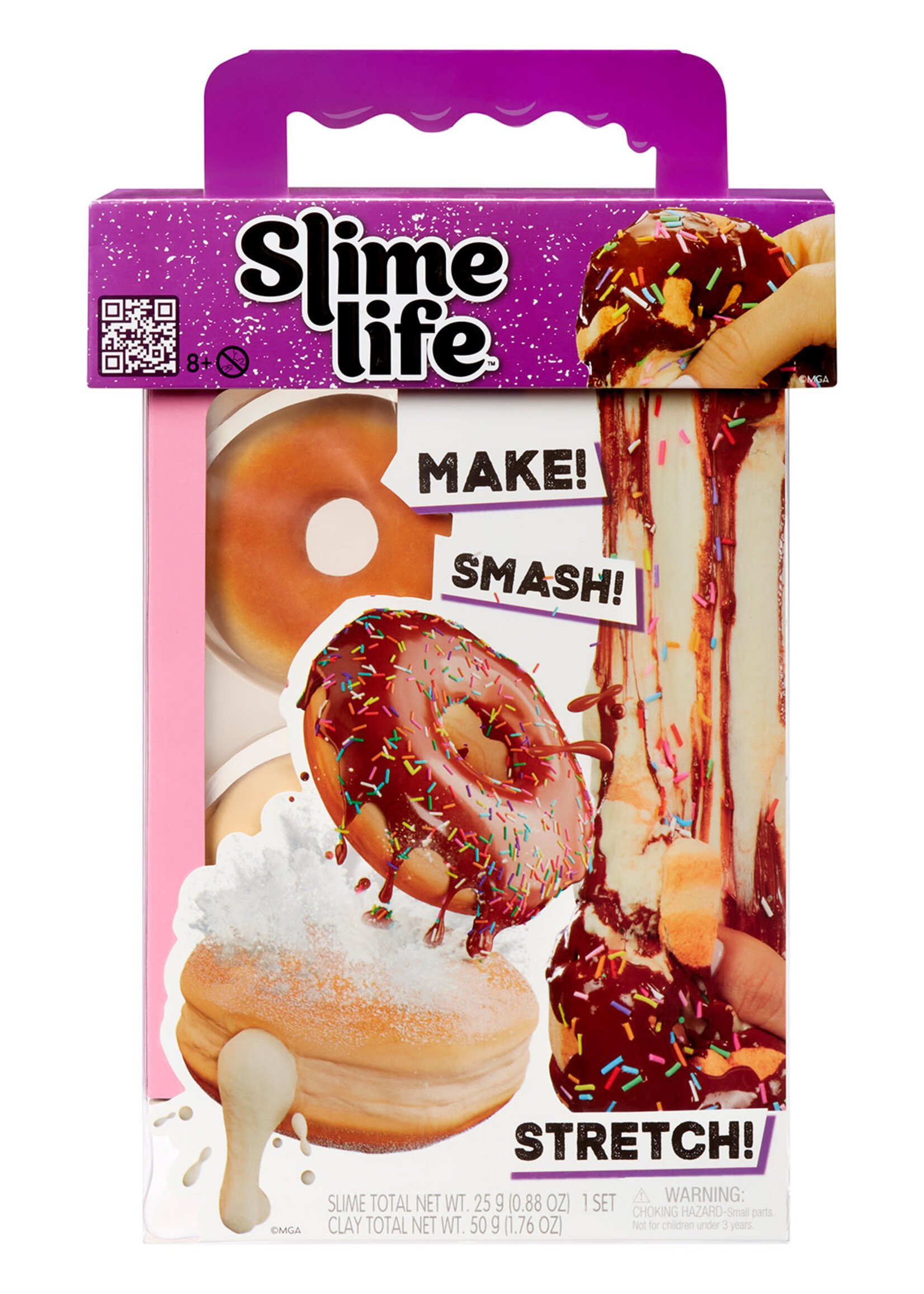 Slime Life Slime Life - Beignes - Glacés au chocolat et fourrés à la crème