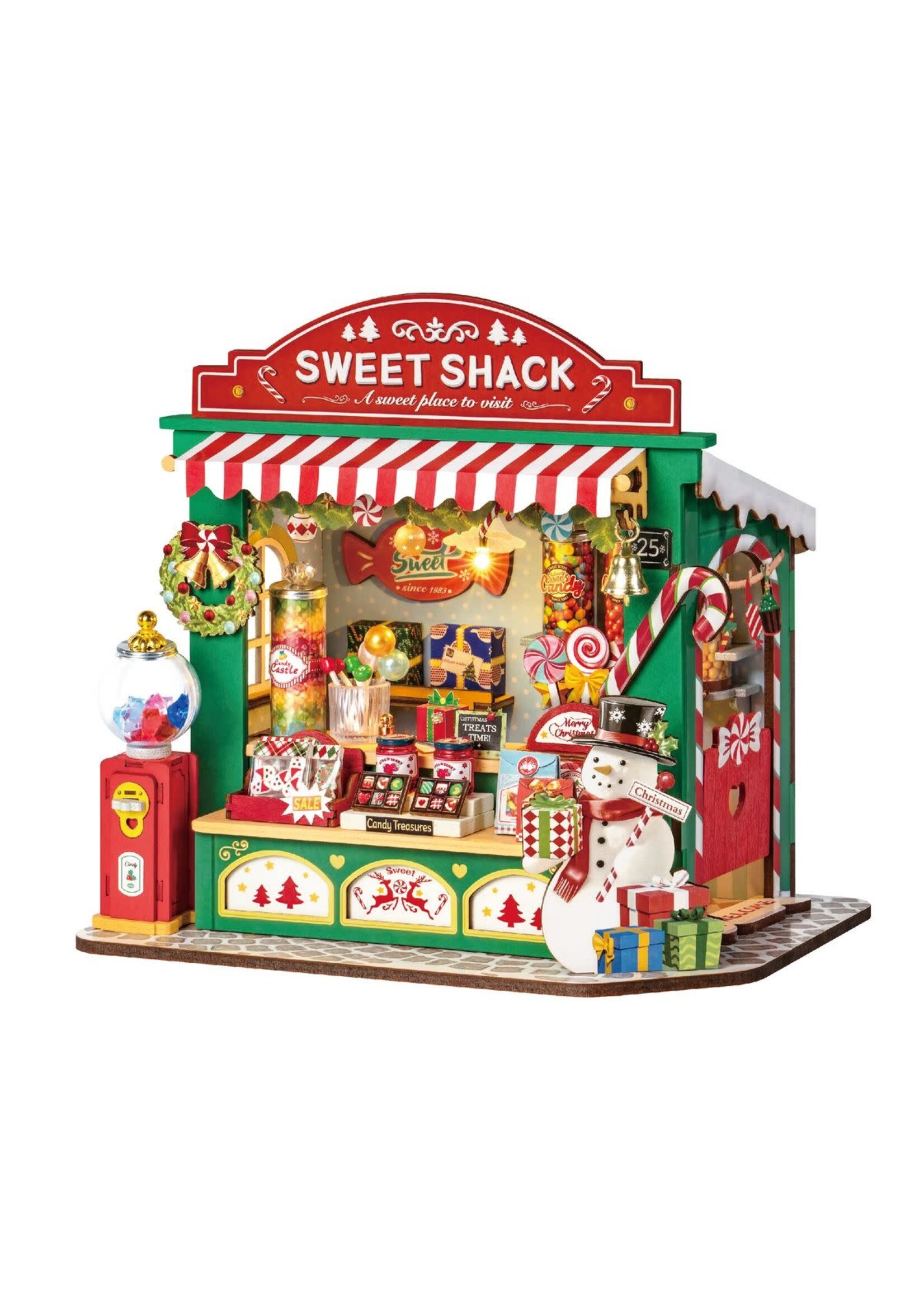 Robotime Stand de bonbons de Noël